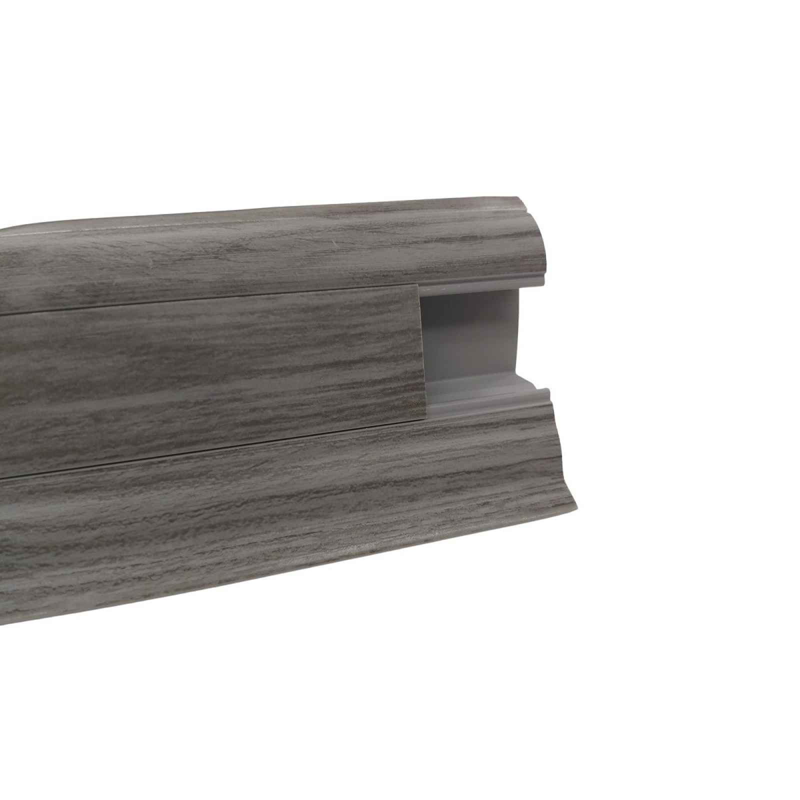 Soklová podlahová lišta SLK50 W281 Akazie vintage 2,5 m, 2500x50x25 mm, šedá, Döllken