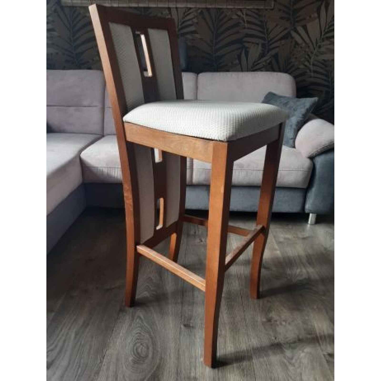 Barová židle 581 Teak /Cayene