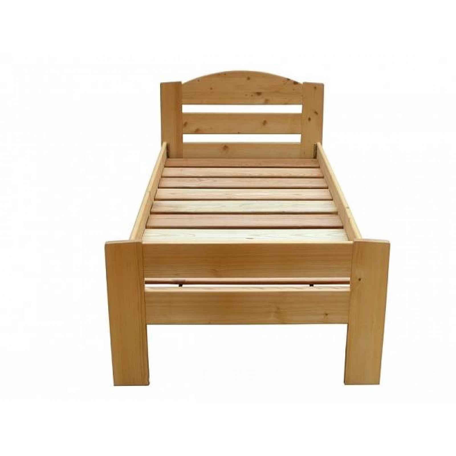 Dřevěná postel Diana jednolůžková 00609, 3101 - Bezbarvý