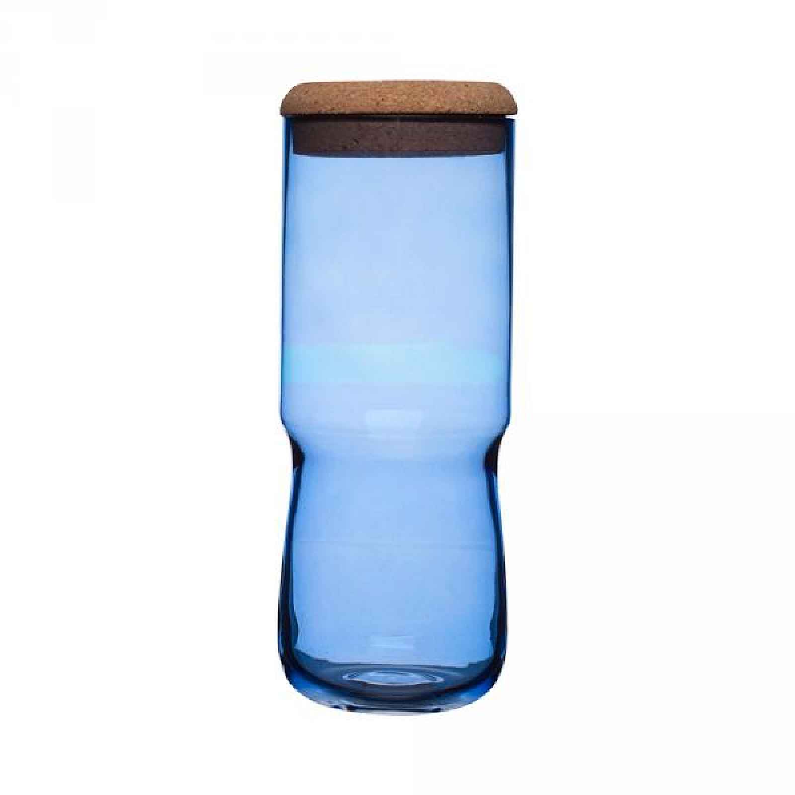 Váza/dóza SEA Aqua, vysoká, modrá HELCEL