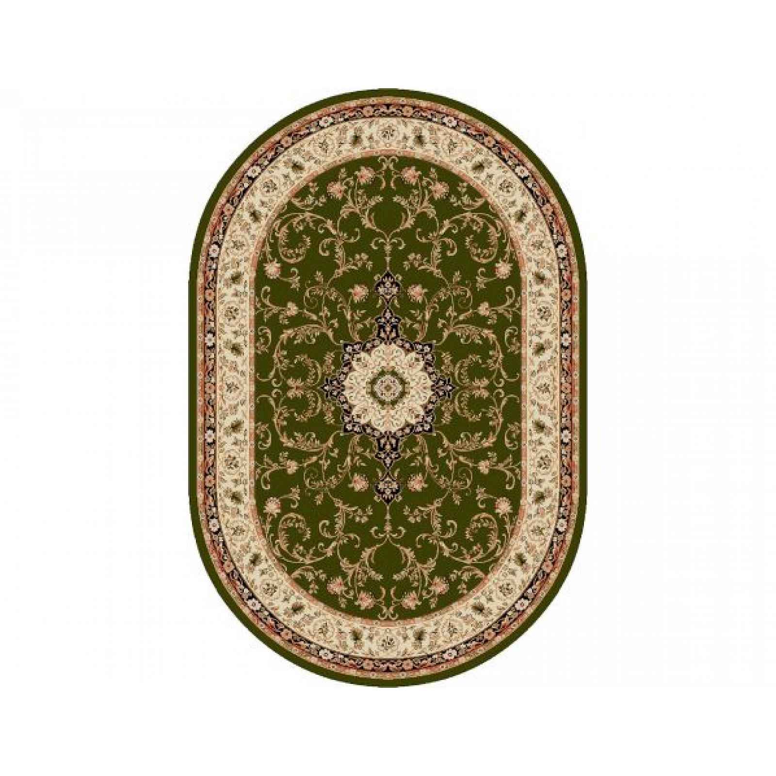 Oválný kusový koberec Lotos 523-310o, 80x150 cm