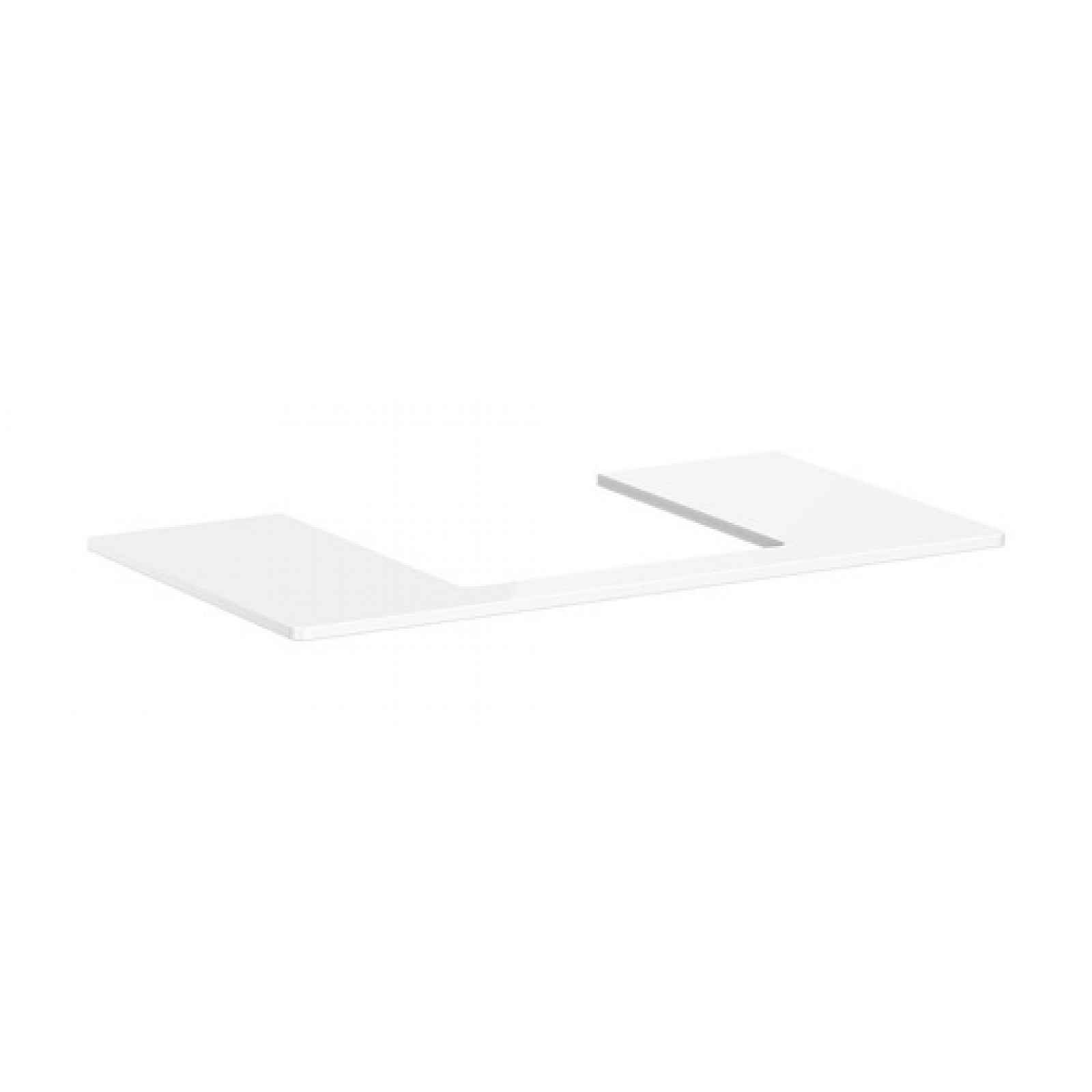 Deska pod umyvadlo Hansgrohe Xelu Q 980x1,6x55 cm bílá lesklá 54095050