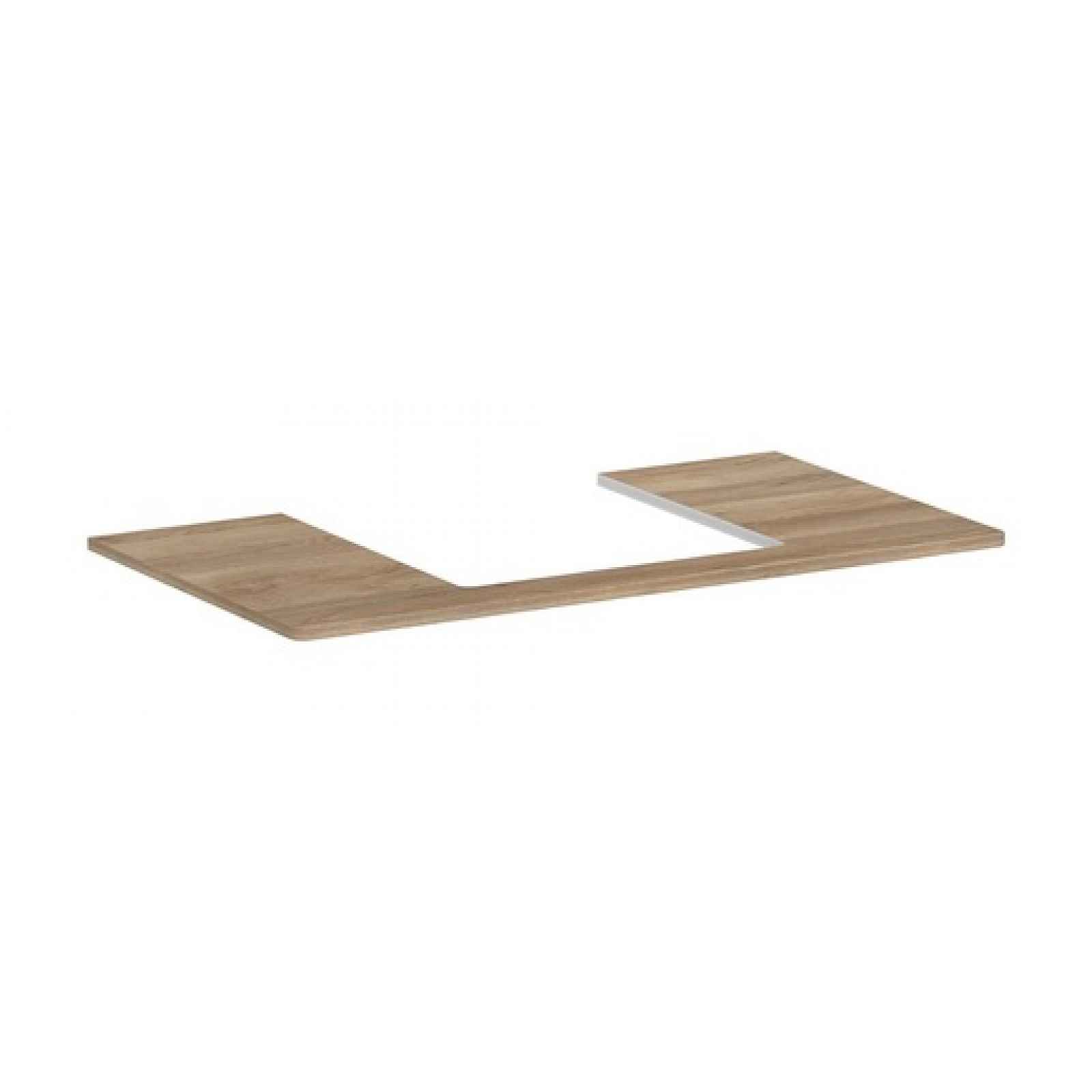 Deska pod umyvadlo Hansgrohe Xelu Q 980x1,6x55 cm přírodní dub 54095230