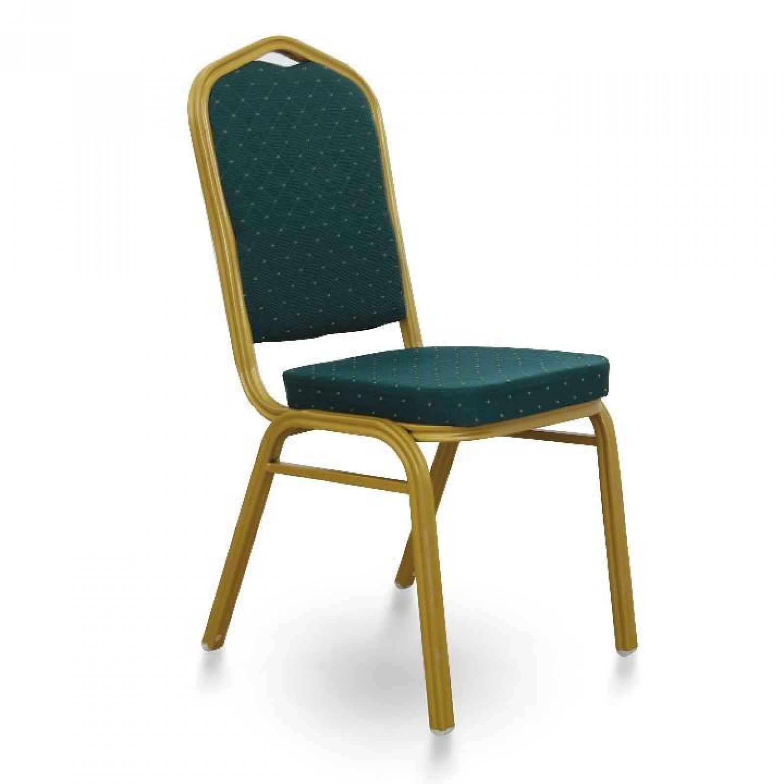 Stohovatelná židle ZINA 2 Zelená - výška: 93 cm