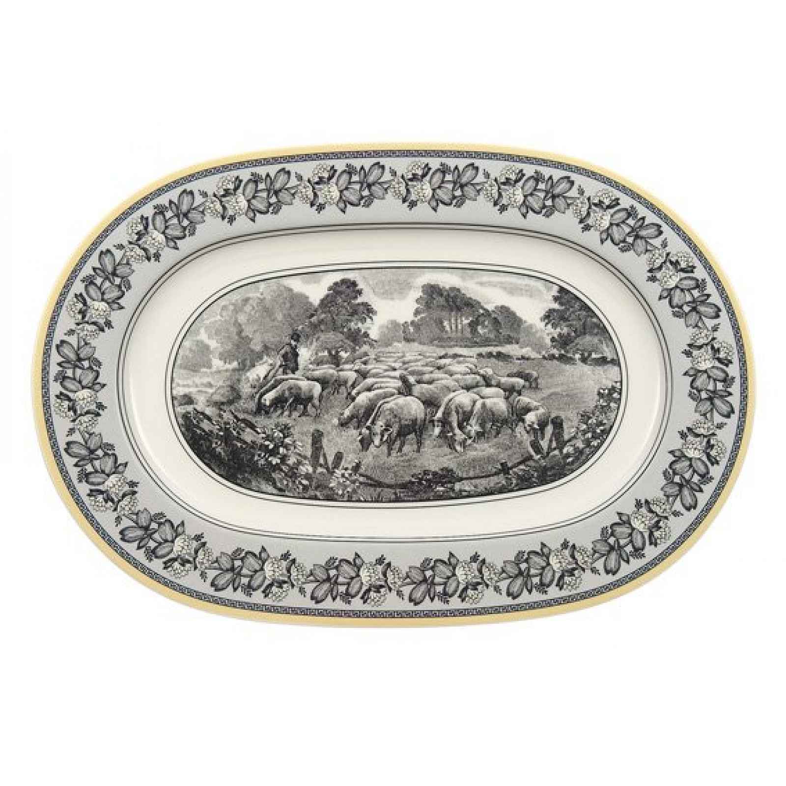 Villeroy & Boch Audun Ferme oválný podnos, 34 cm