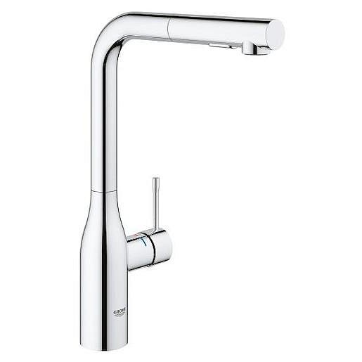 Dřezová baterie Grohe Essence New s vytahovací sprškou chrom 30270000