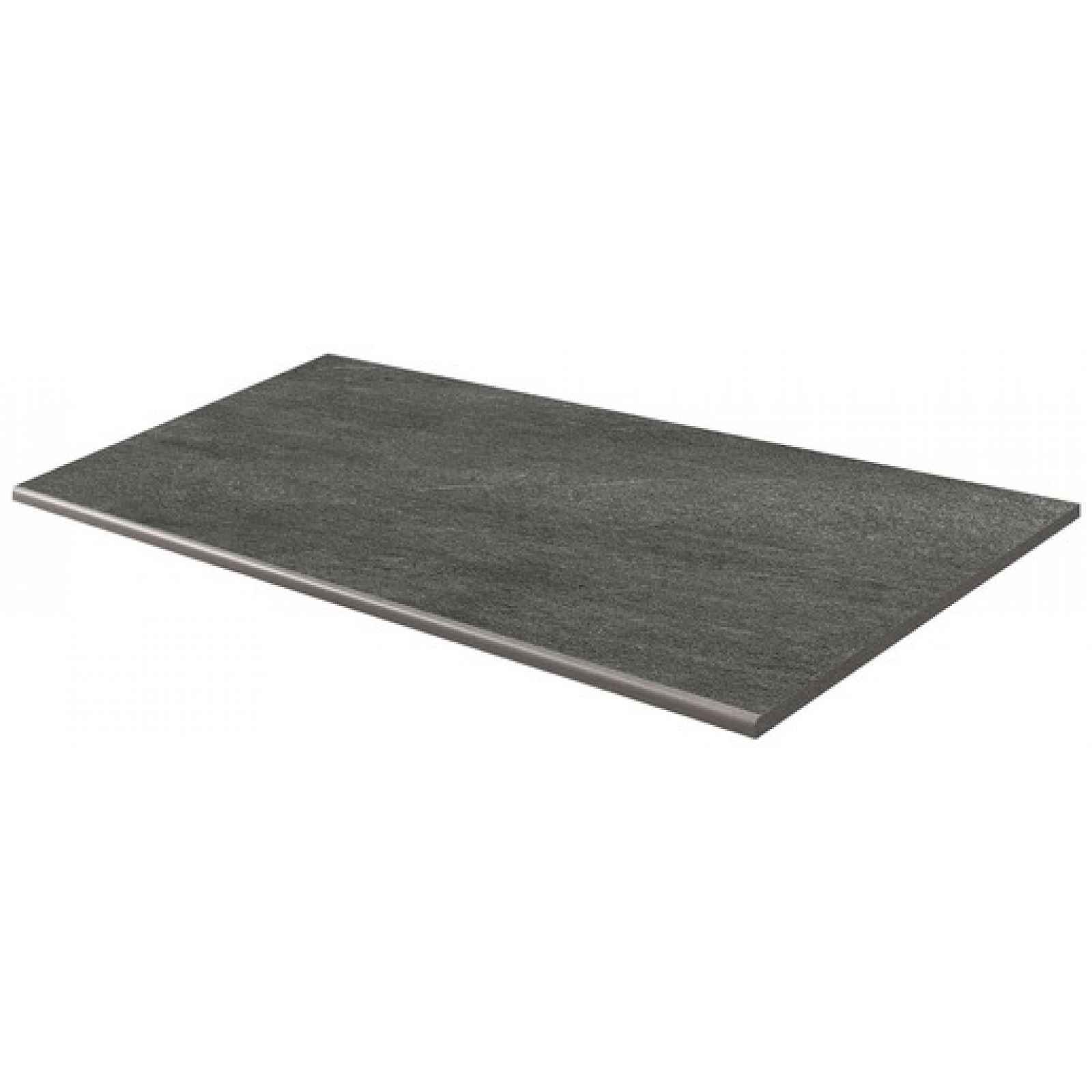 Schodovka Rako Quarzit Outdoor tmavě šedá 60x120 cm reliéfní DCHV6738.1