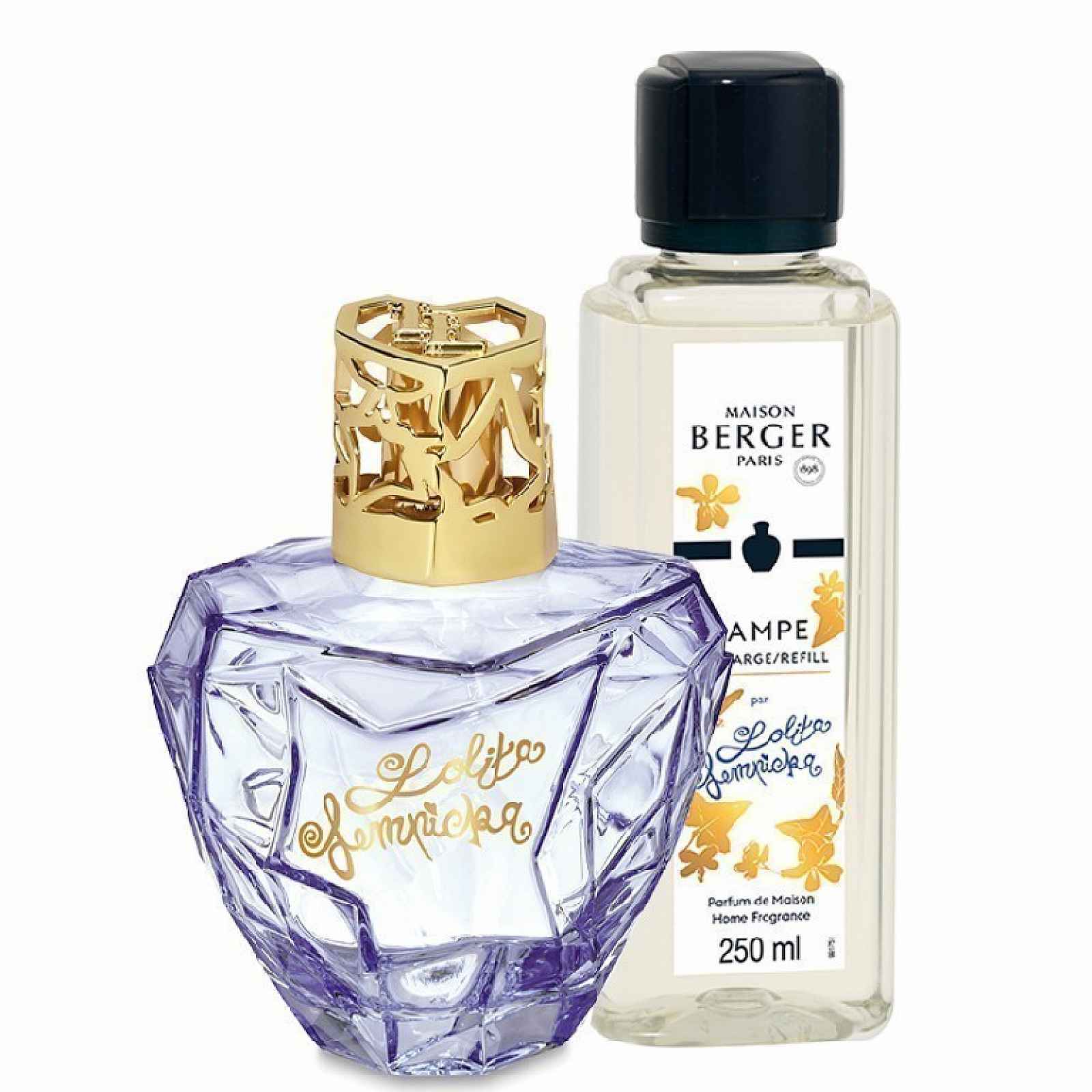 Maison Berger Paris dárková sada katalytická lampa Lolita Lempicka fialová + náplň 250 ml