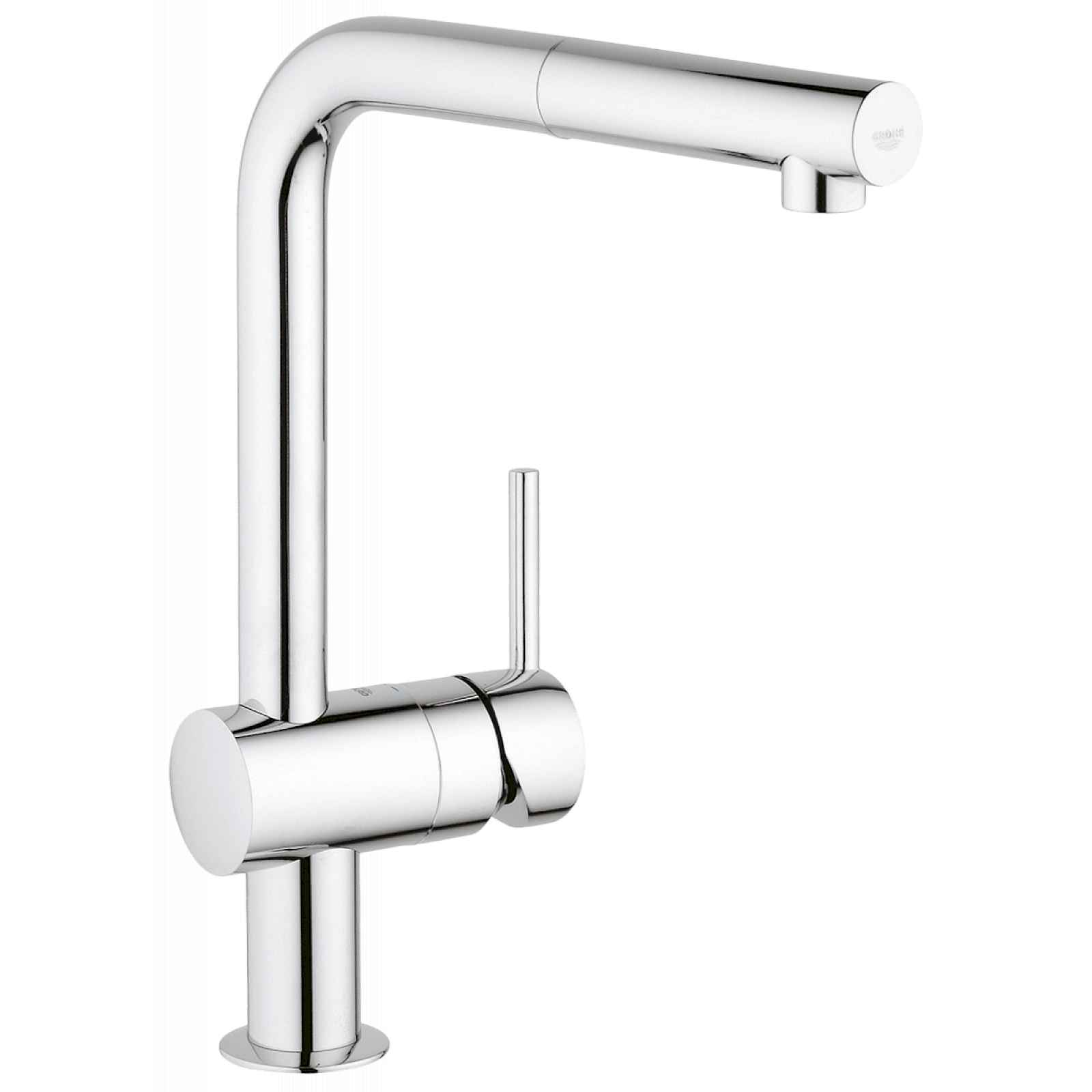 Dřezová baterie Grohe Minta s vytahovací sprškou chrom 32168000