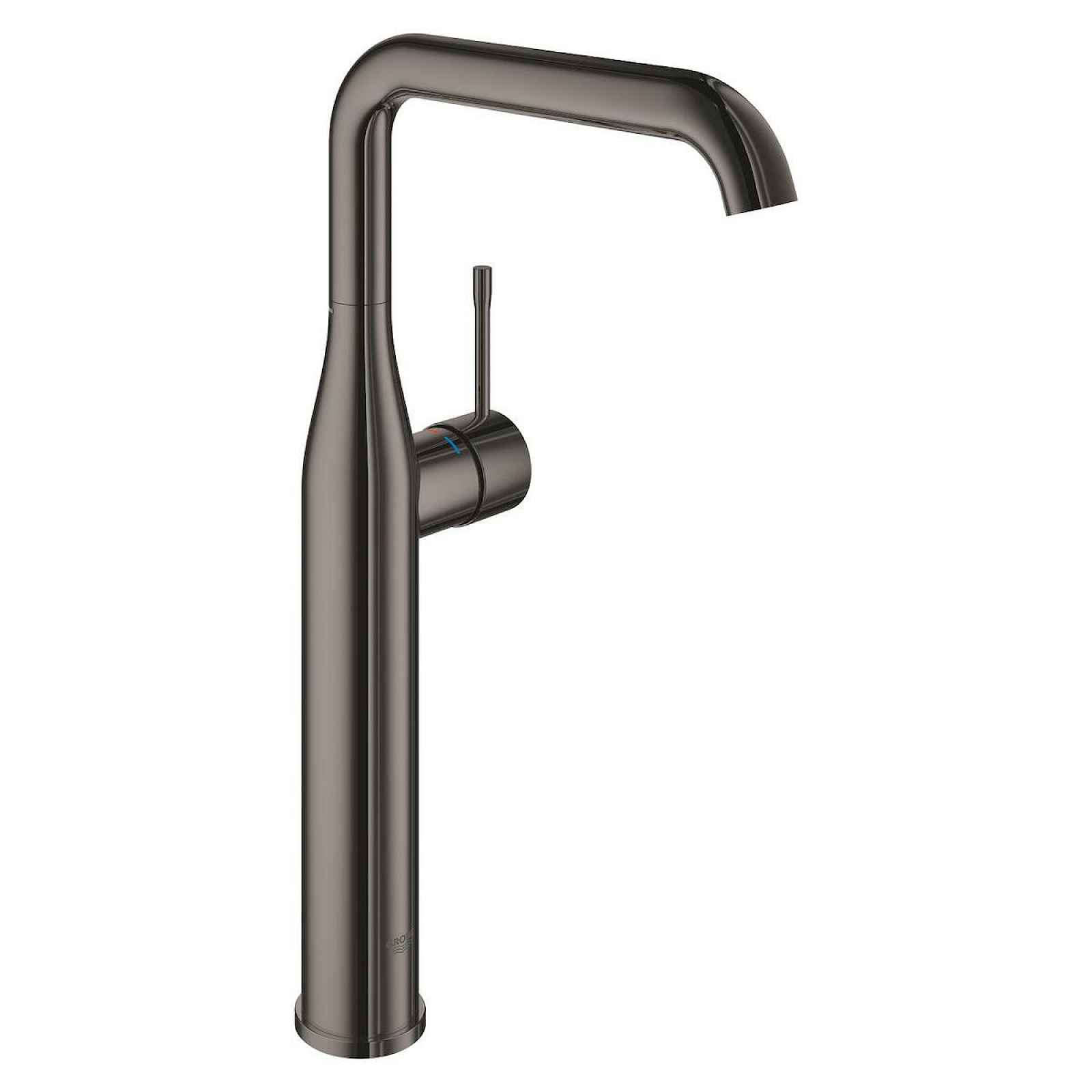 Vysoká umyvadlová baterie Grohe Essence New s otočným raménkem Hard Graphite 32901A01