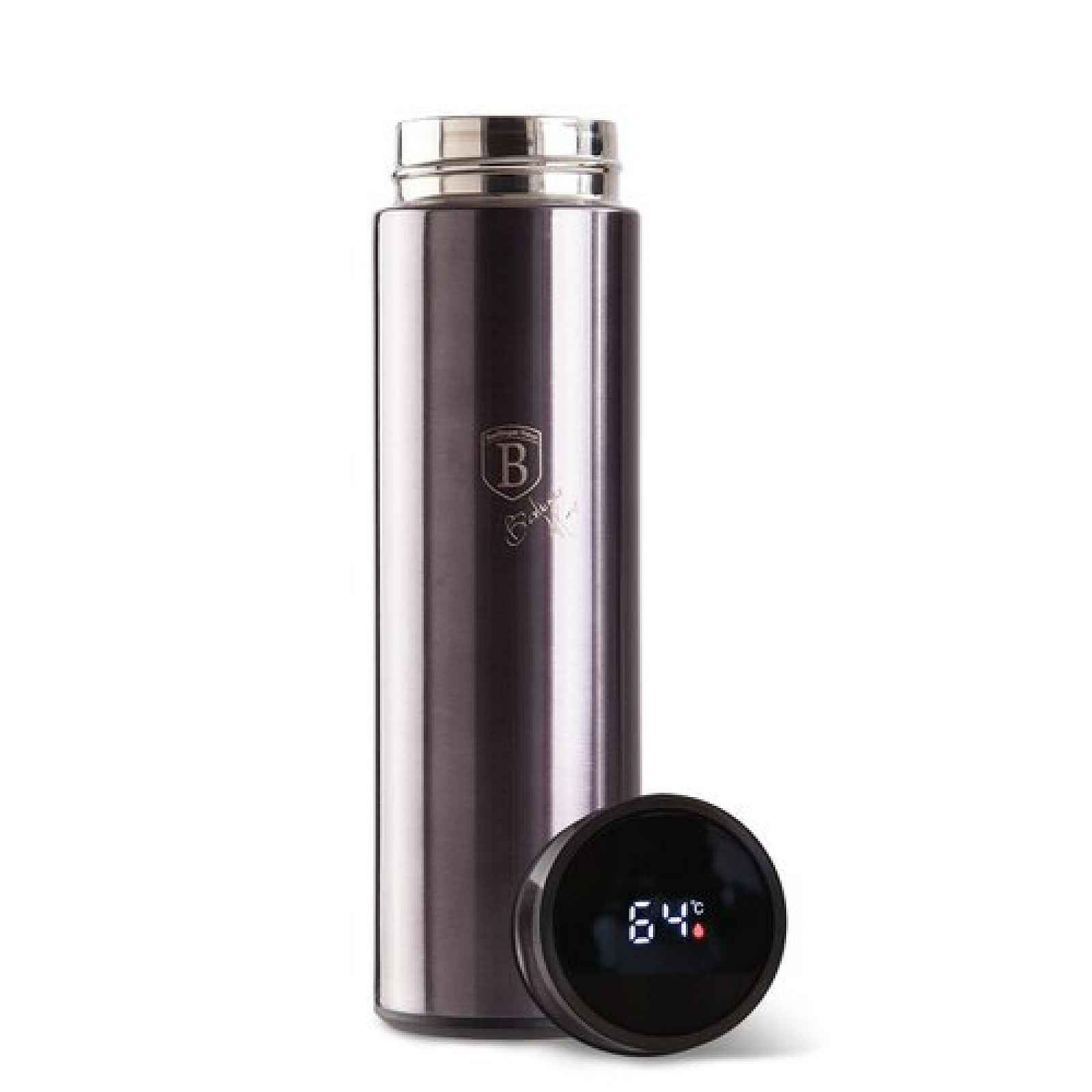 Berlinger Haus Termoska SMART chytrá lahev Carbon PRO Line, 450 ml