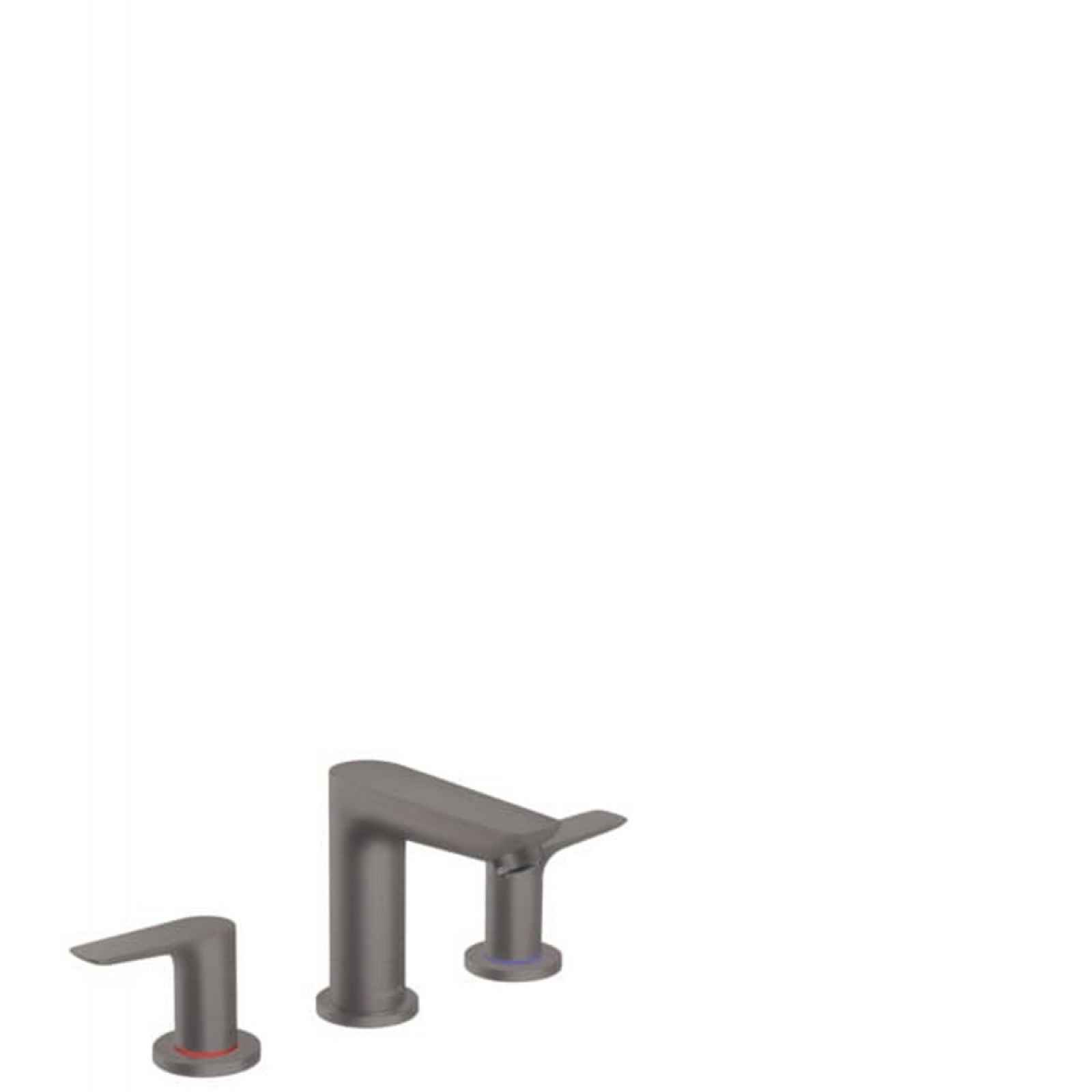 Umyvadlová baterie Hansgrohe Talis E s výpustí kartáčovaný černý chrom 71733340