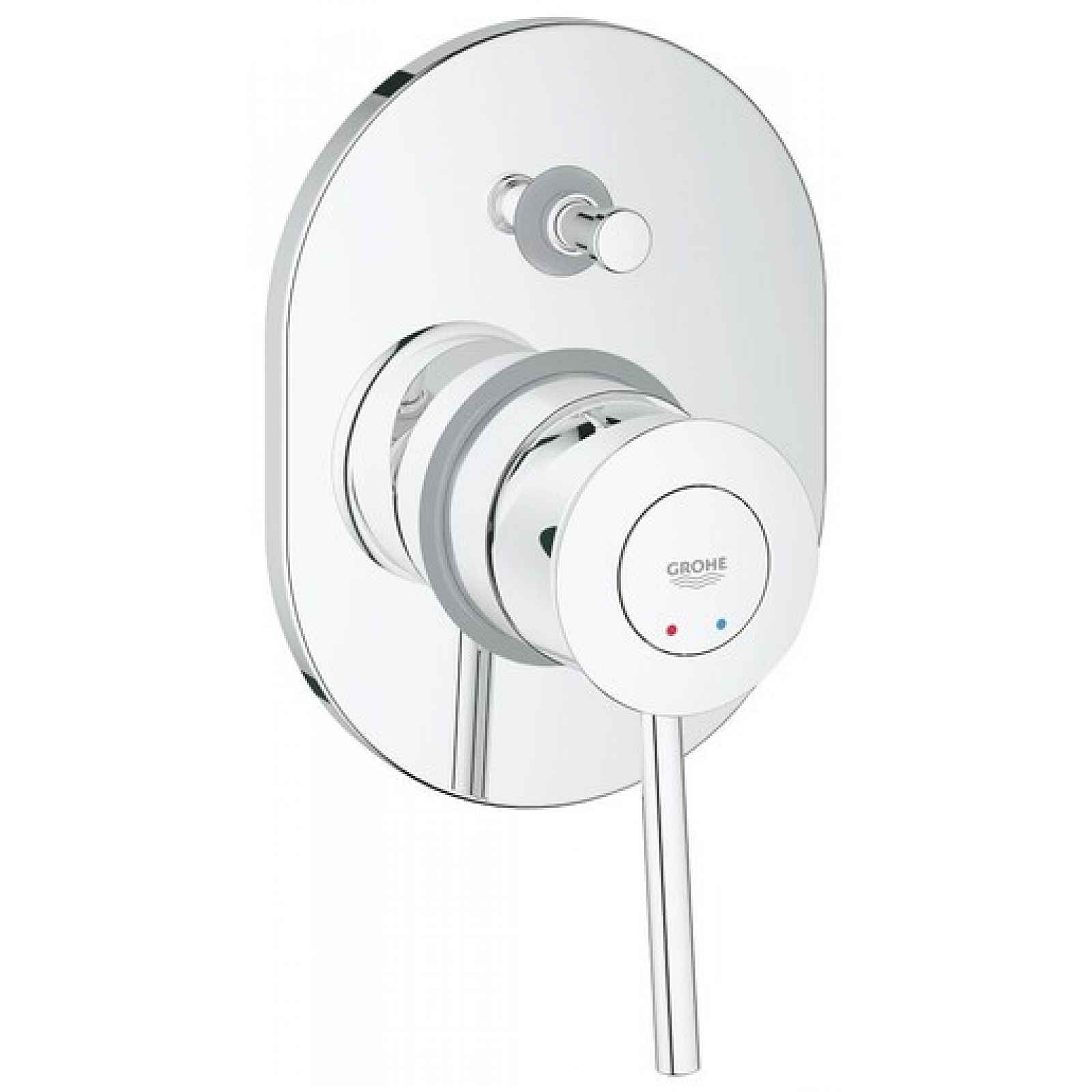 Vanová baterie Grohe BauClassic včetně podomítkového tělesa chrom 29047000