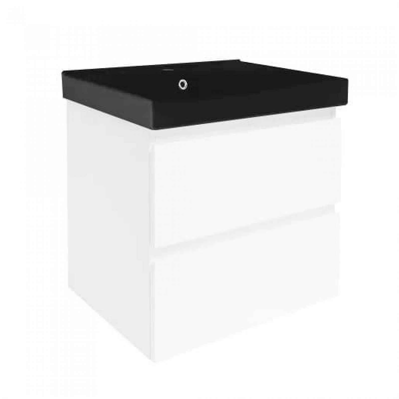 Koupelnová skříňka s umyvadlem SAT B-Way 59x50x45 cm bílá mat BWAY260WU1B