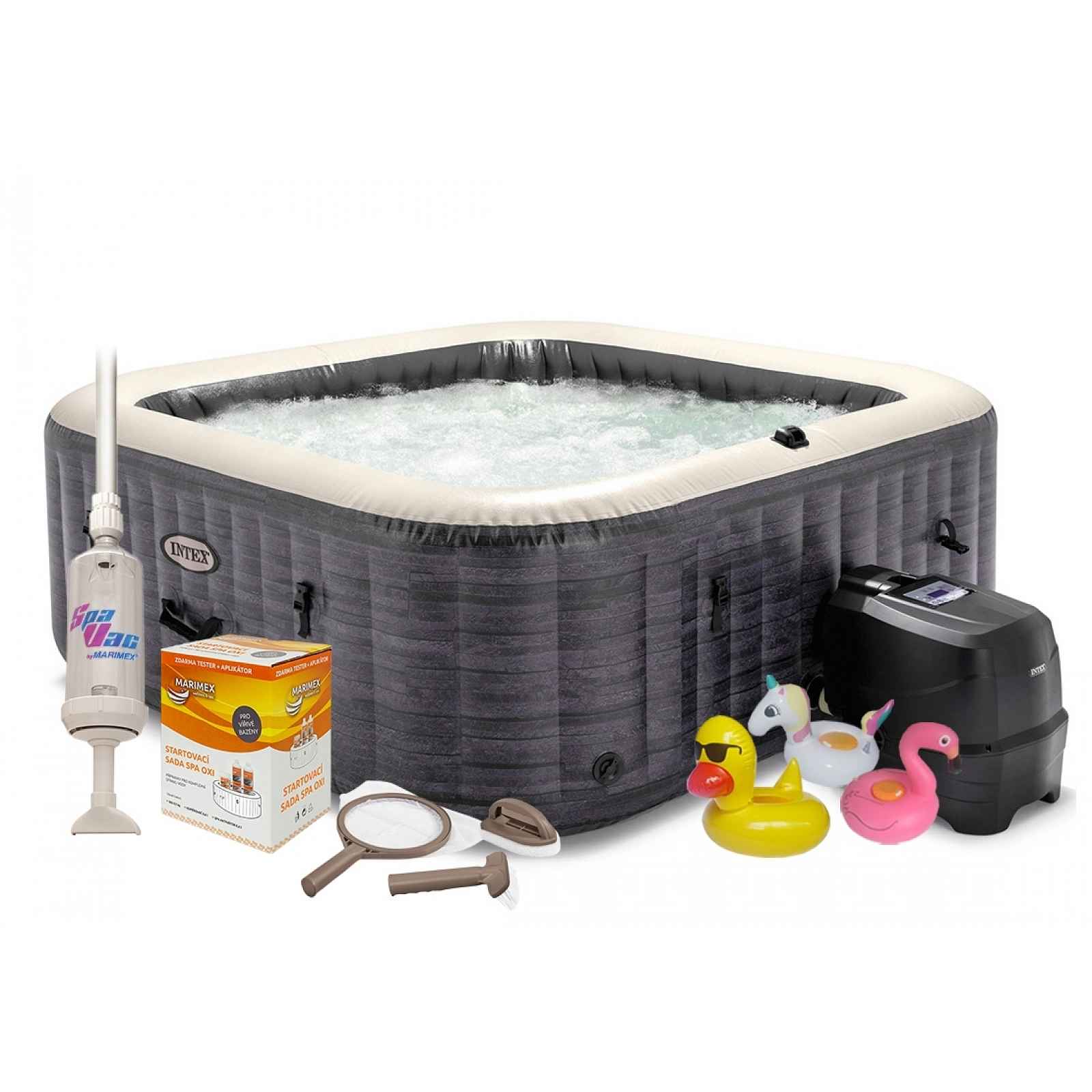 Vířivý bazén Greystone Deluxe Bubble Spa 6 + výhodná sada příslušenství