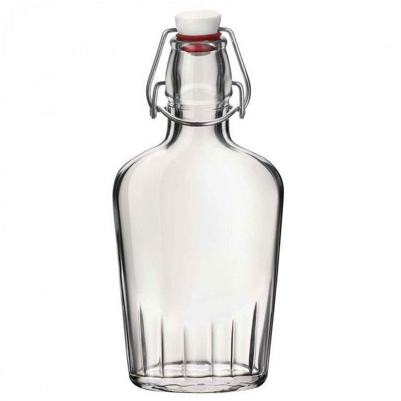 Bormioli Rocco Skleněná láhev s clip uzávěrem Fiaschetta, 250 ml
