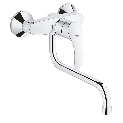 Dřezová baterie Grohe Eurosmart New s otočným raménkem chrom 32224002