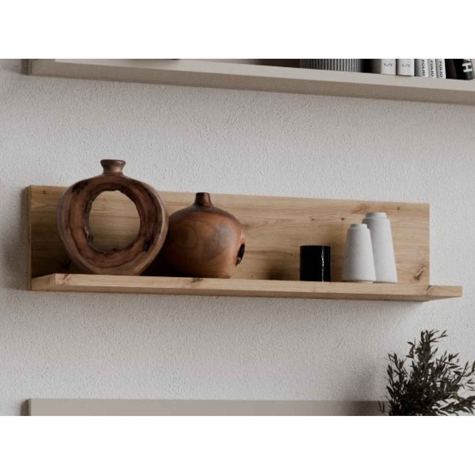Police na zeď Asko Living, 60 cm, dub artisan