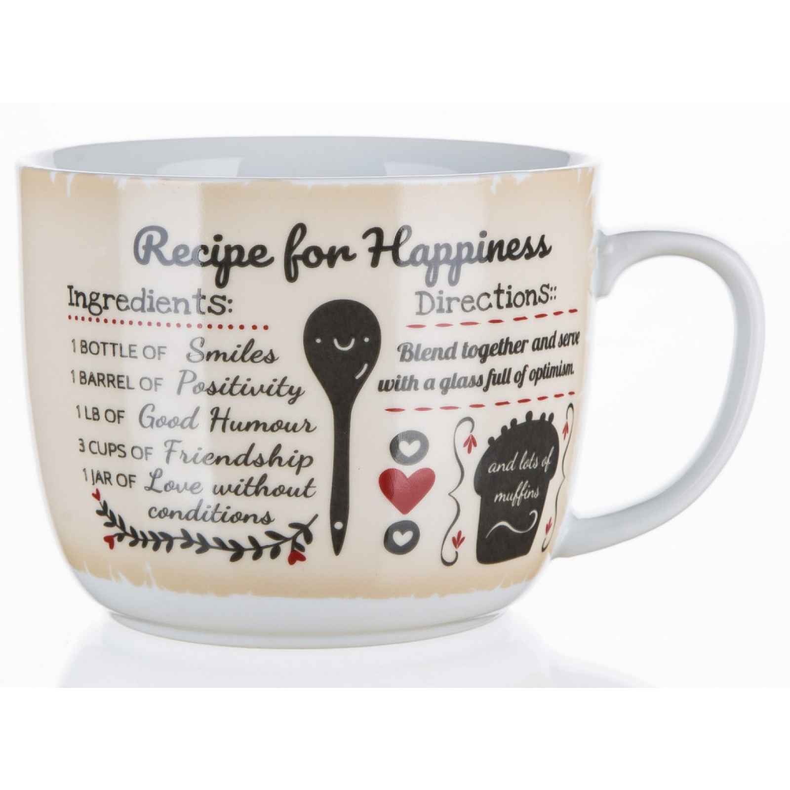Hrnek Recipe for Happiness, 730 ml