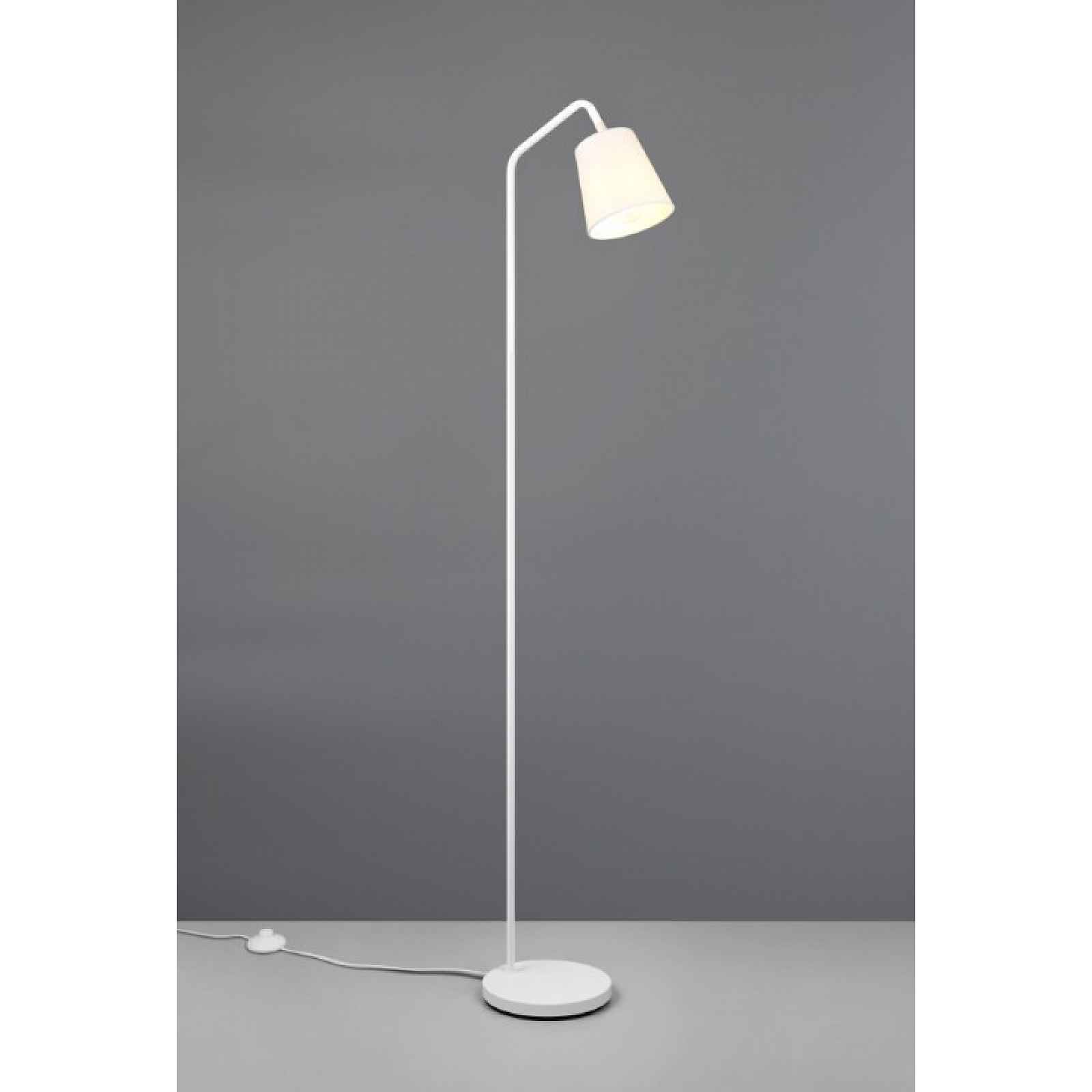 Stojací lampa Buddy, bílá