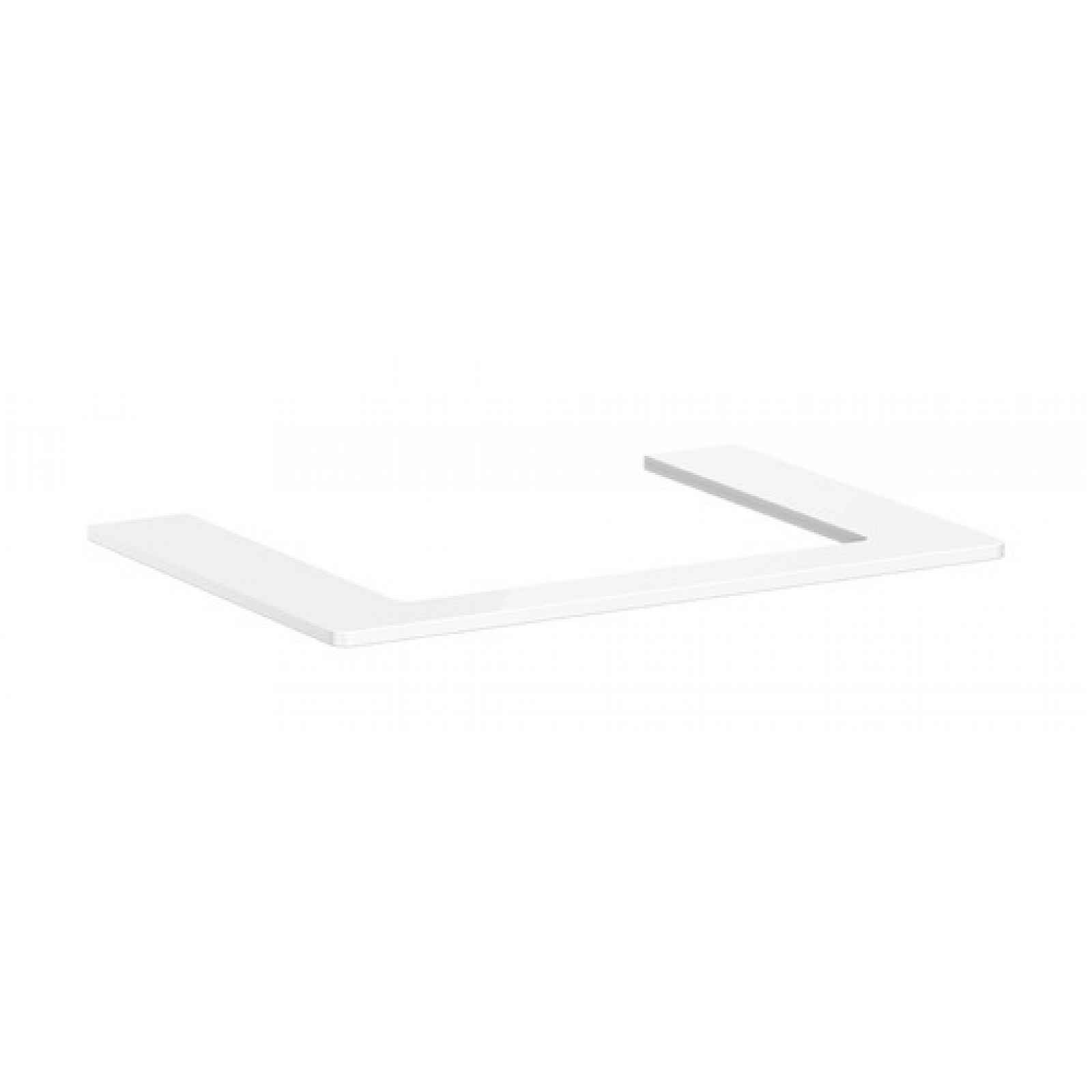 Deska pod umyvadlo Hansgrohe Xelu Q 78x1,6x55 cm bílá lesklá 54109050