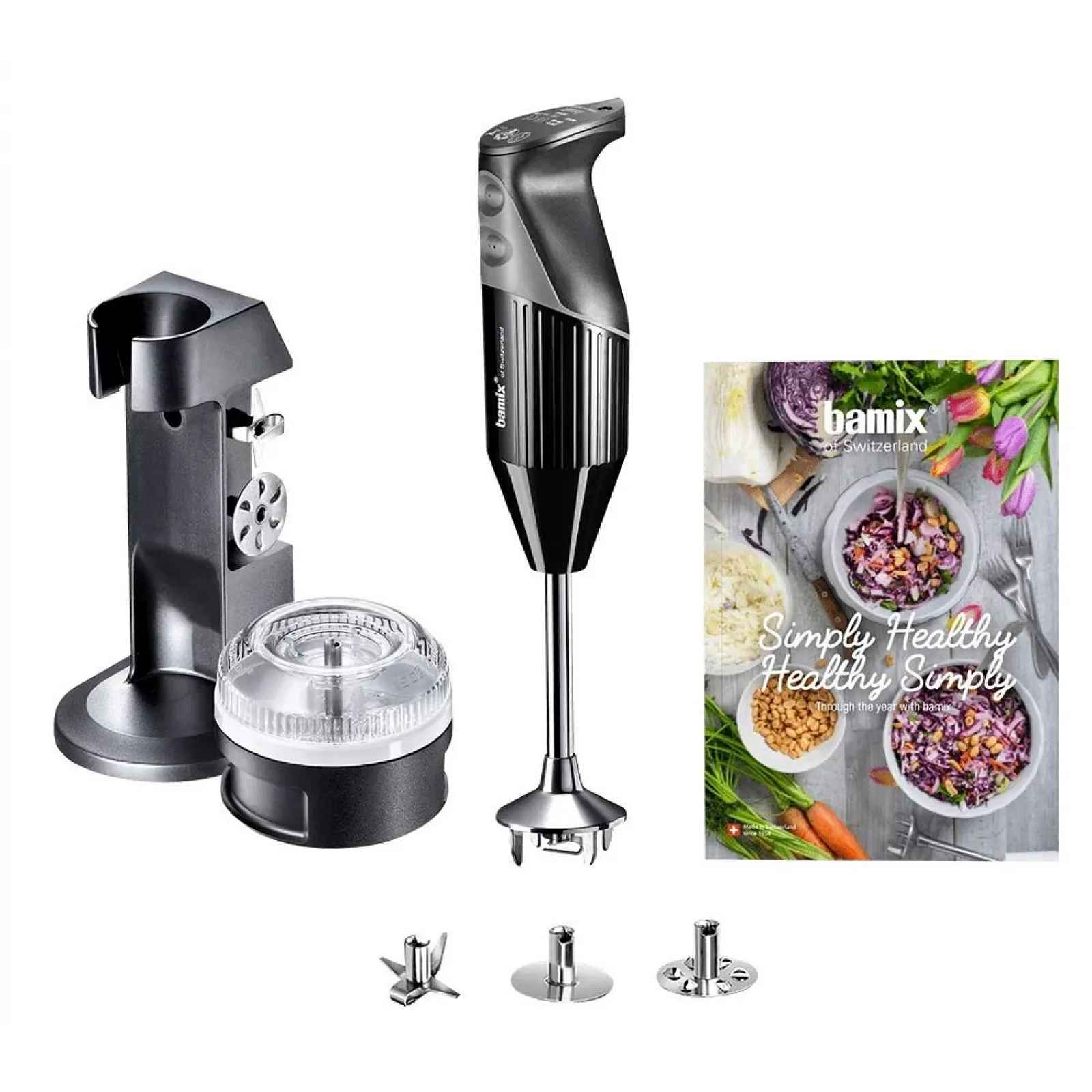 Bamix Tyčový mixér Simply Healthy 200 W, černá 1002.103