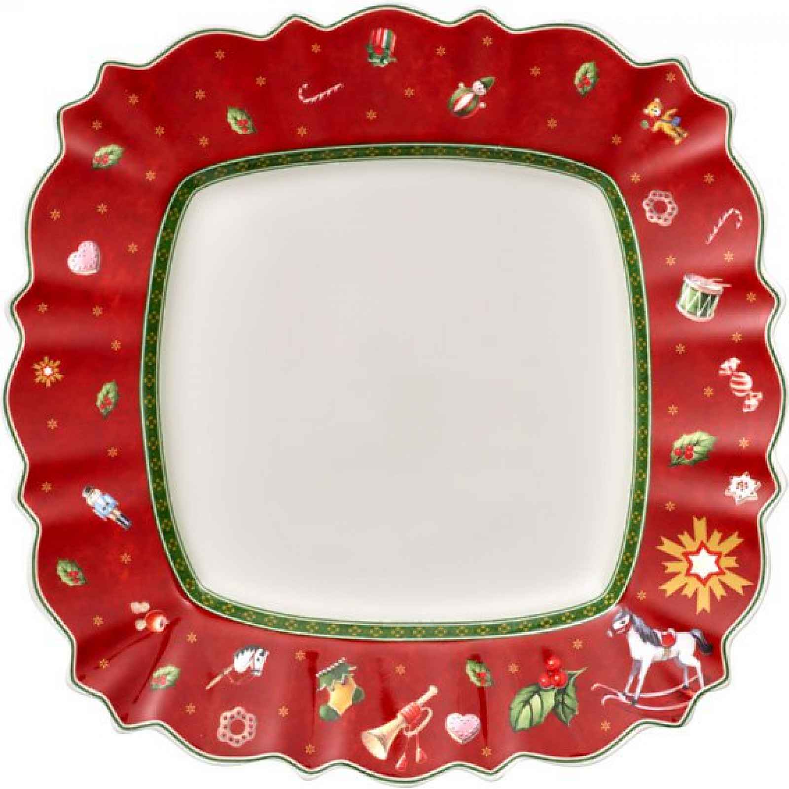 Villeroy & Boch Toy´s Delight jídelní talíř, červený, 28,5 x 28,5 cm