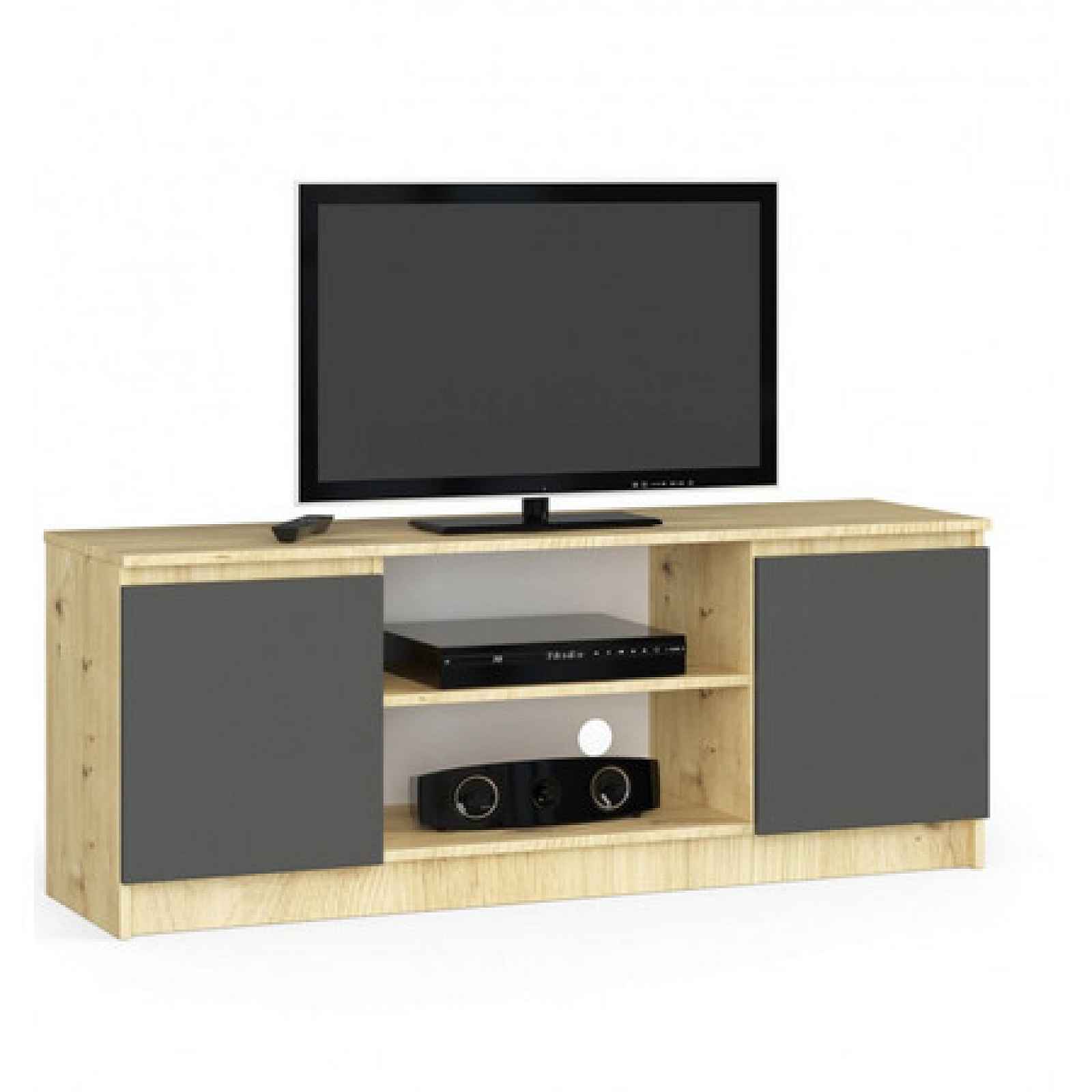 TV stolek RTV K140 artisan oak/grafit-šedá