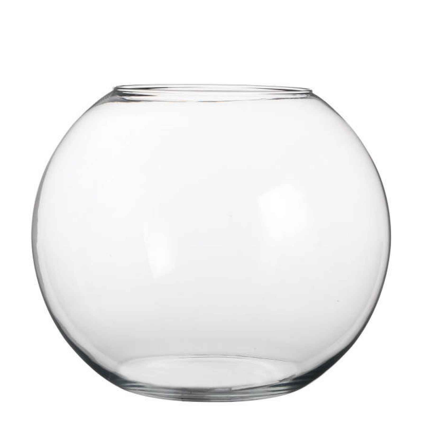 Váza skleněná koule BABET 34cm