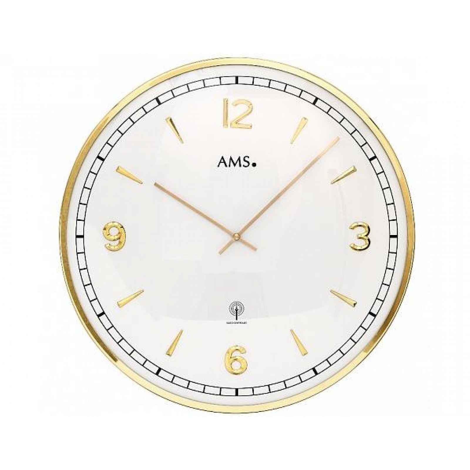 Nástěnné hodiny 5609 AMS řízené rádiovým signálem 40cm