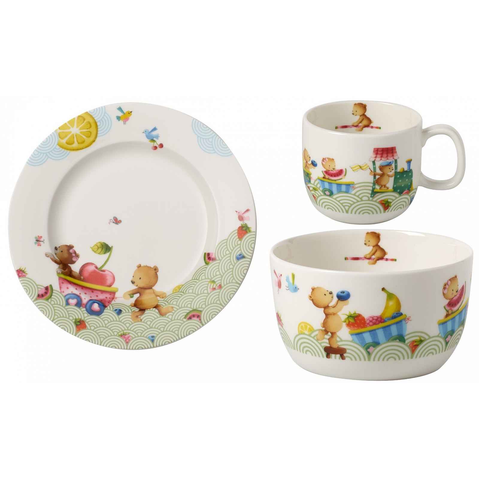Villeroy & Boch Hungry as a Bear sada dětského porcelánu, 3 ks