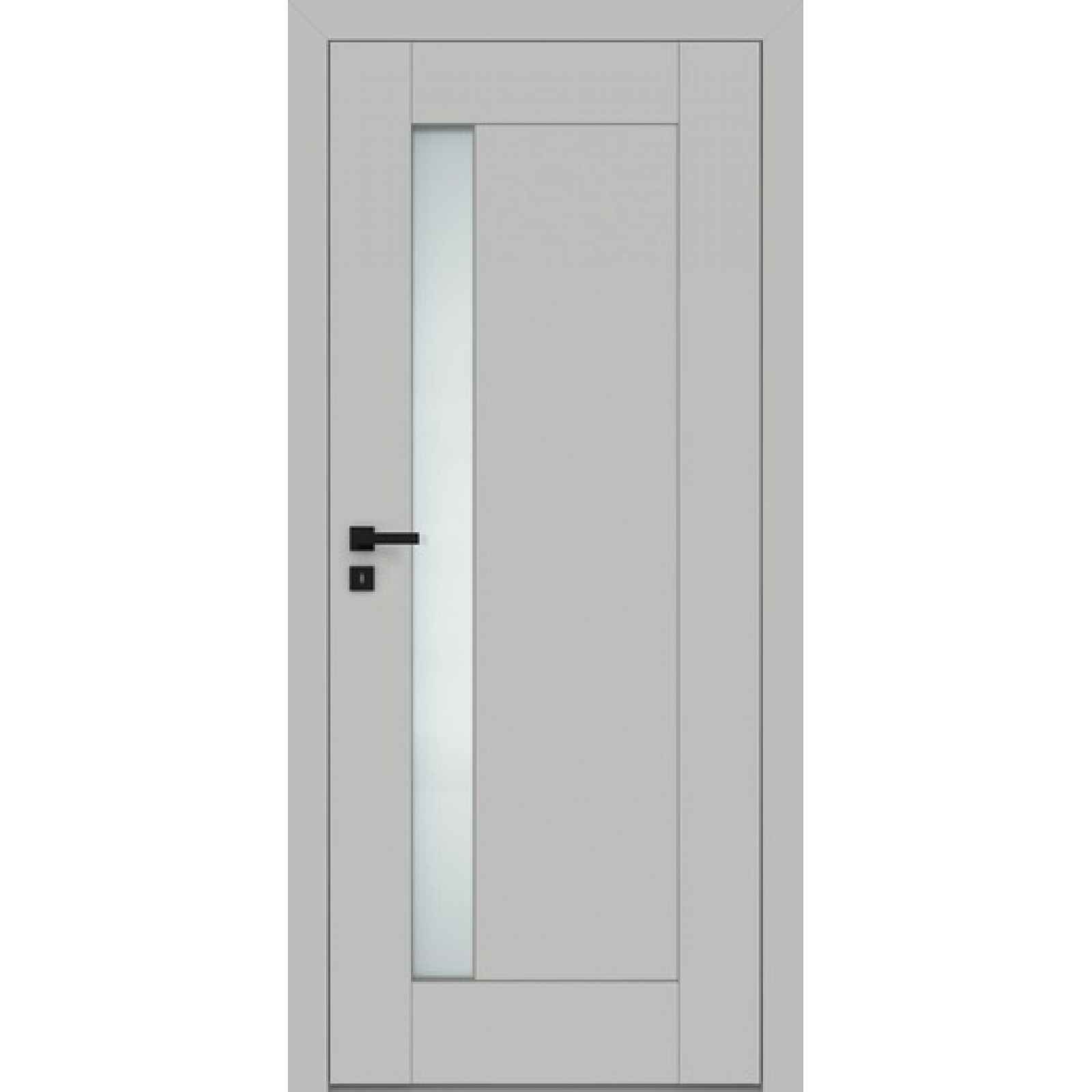Interiérové dveře Naturel Estra 11 pravé 80 cm šedá matná ESTRA11SM80L