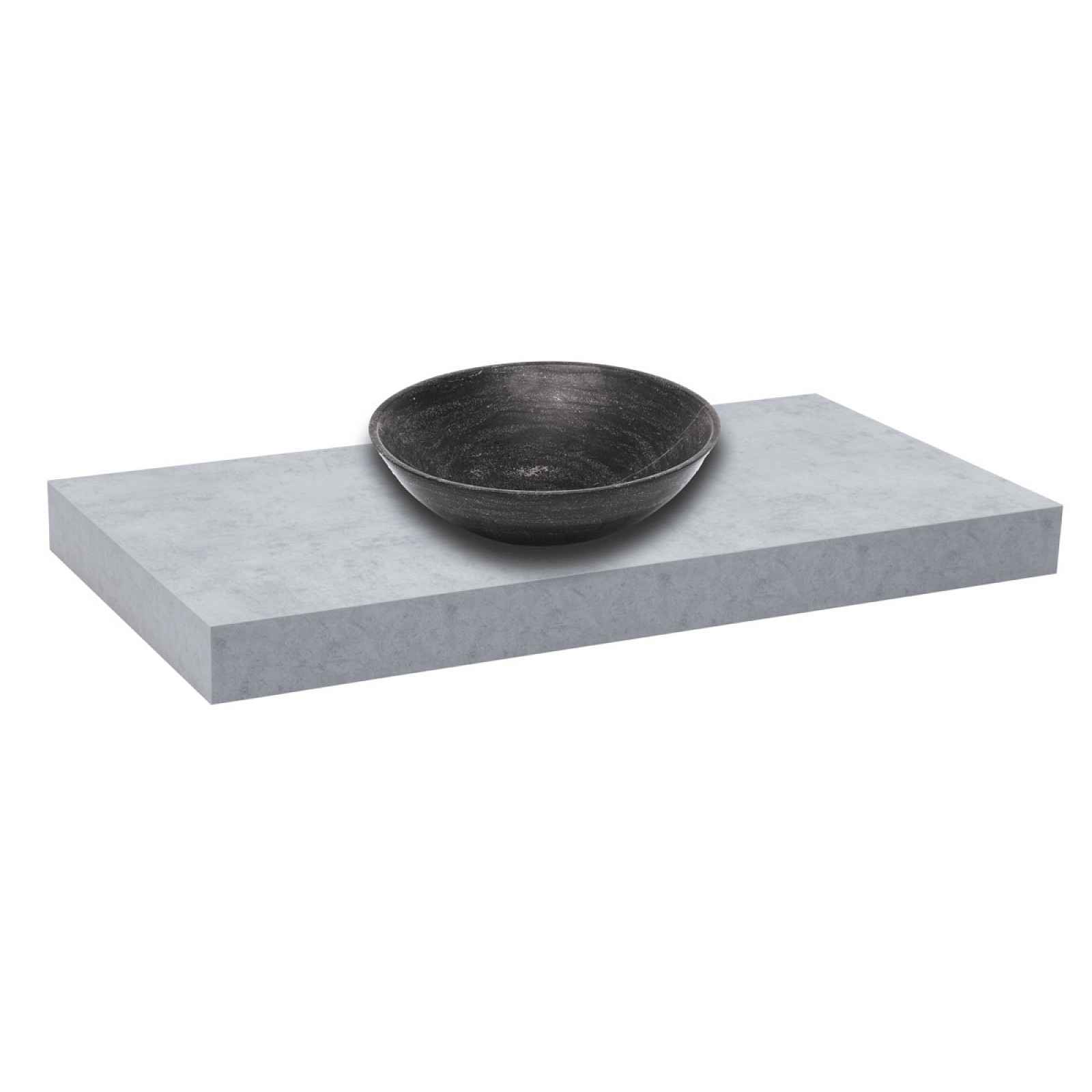 Deska pod umyvadlo bez umyvadla Naturel Dolce 80x8x50 cm beton mat DO8050BE