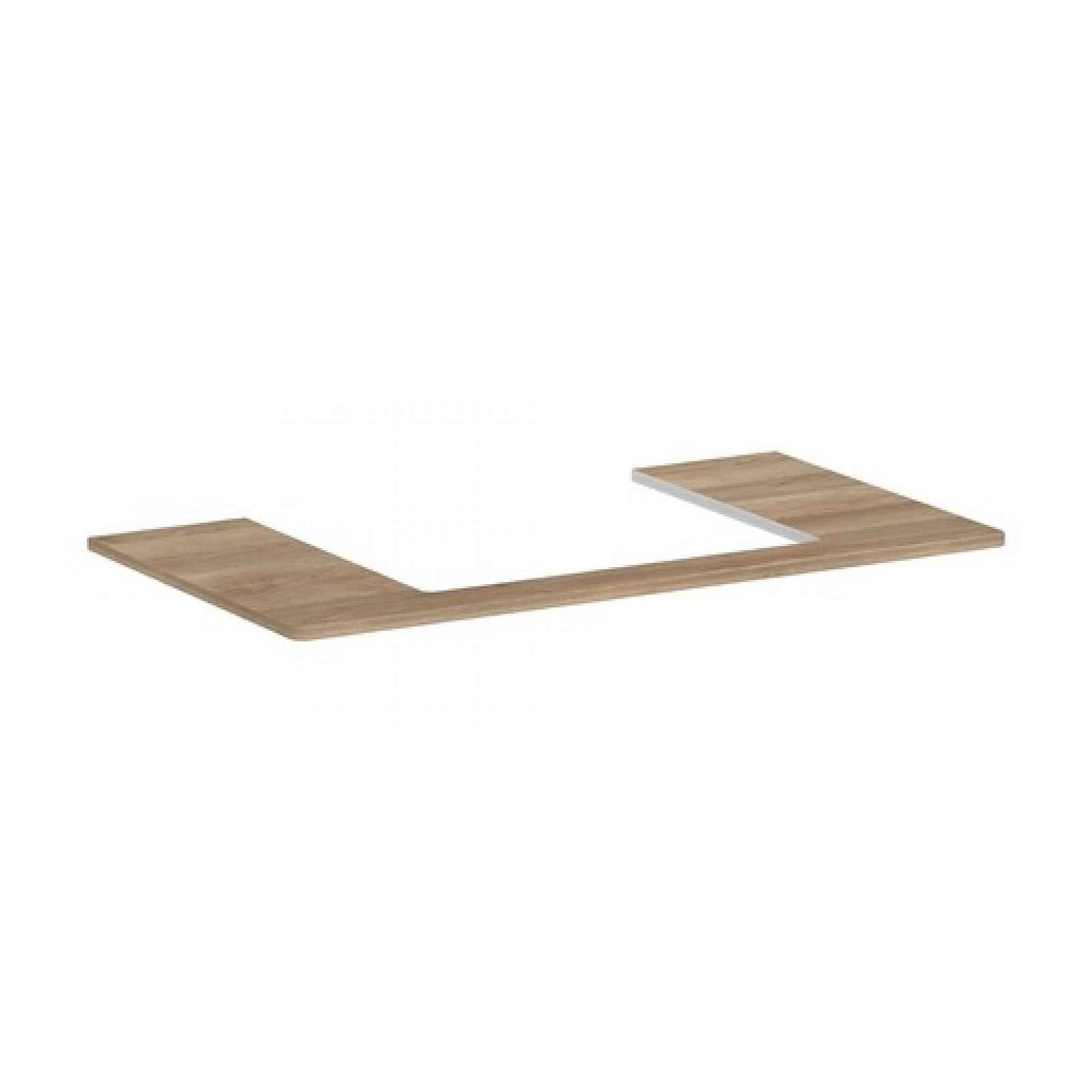 Deska pod umyvadlo Hansgrohe Xelu Q 98x1,6x55 cm přírodní dub 54110230