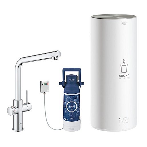 Dřezová baterie Grohe Red s výpustí chrom 30325001