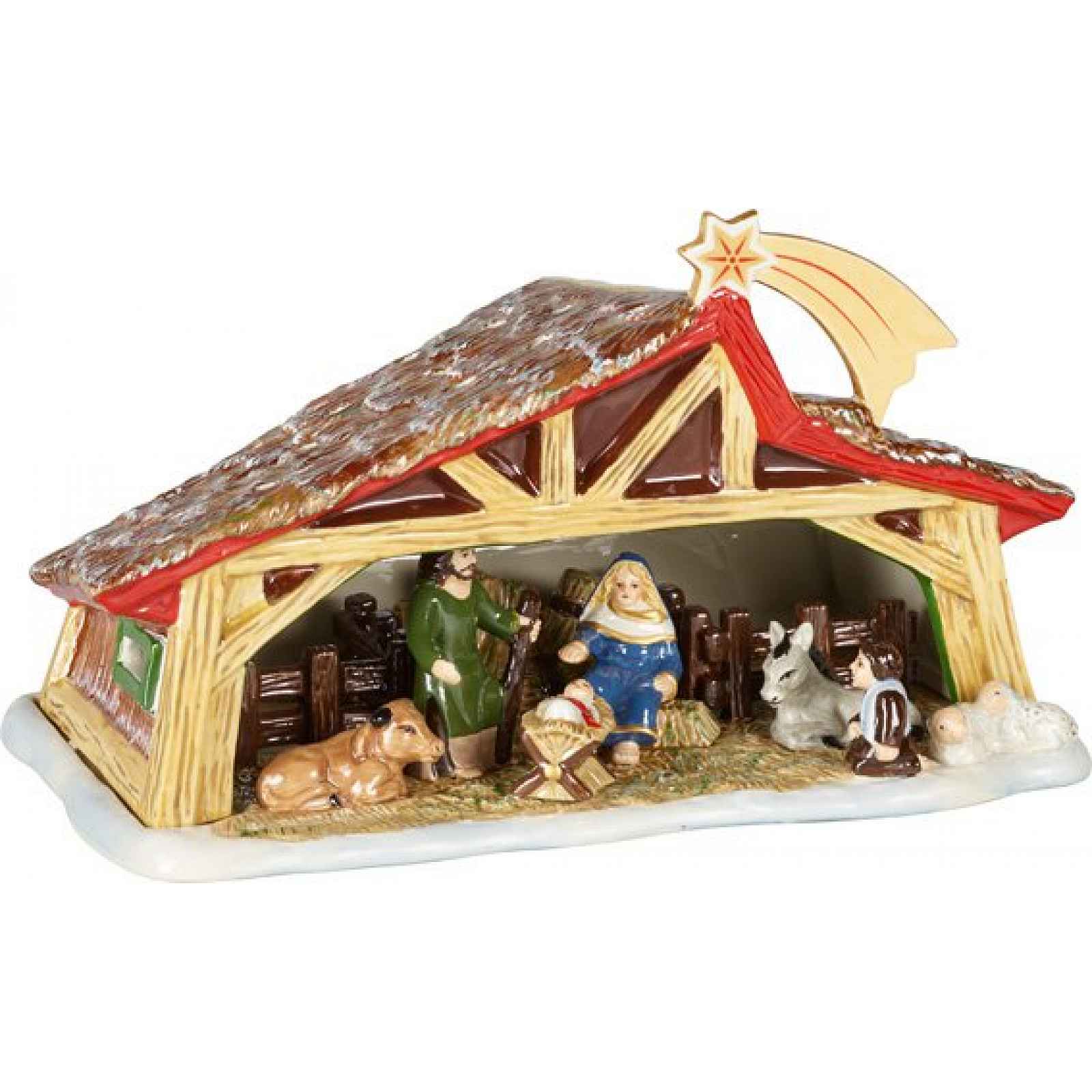 Villeroy & Boch Christmas Toys Memory svícen, vánoční betlém, 27 x 16 cm