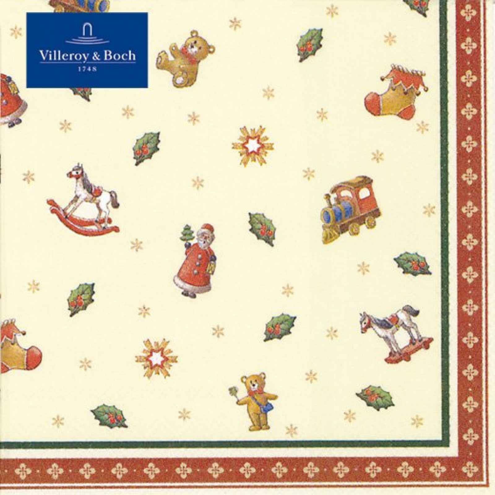 Villeroy & Boch Winter Specials ubrousky, hračky, 33 x 33 cm