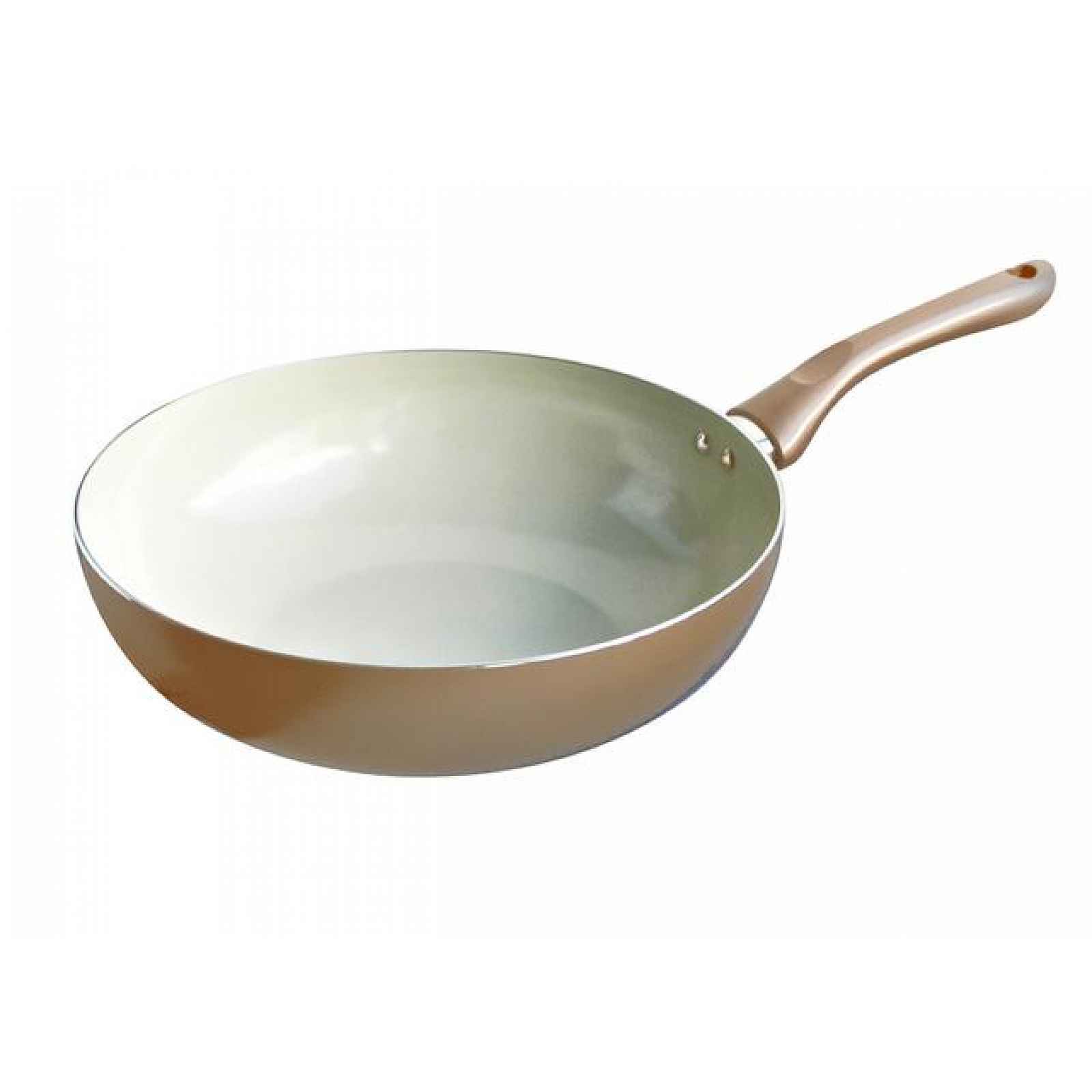 TORO PÁNEV WOK, KERAMIKA, CHAMPAGNE, 28CM