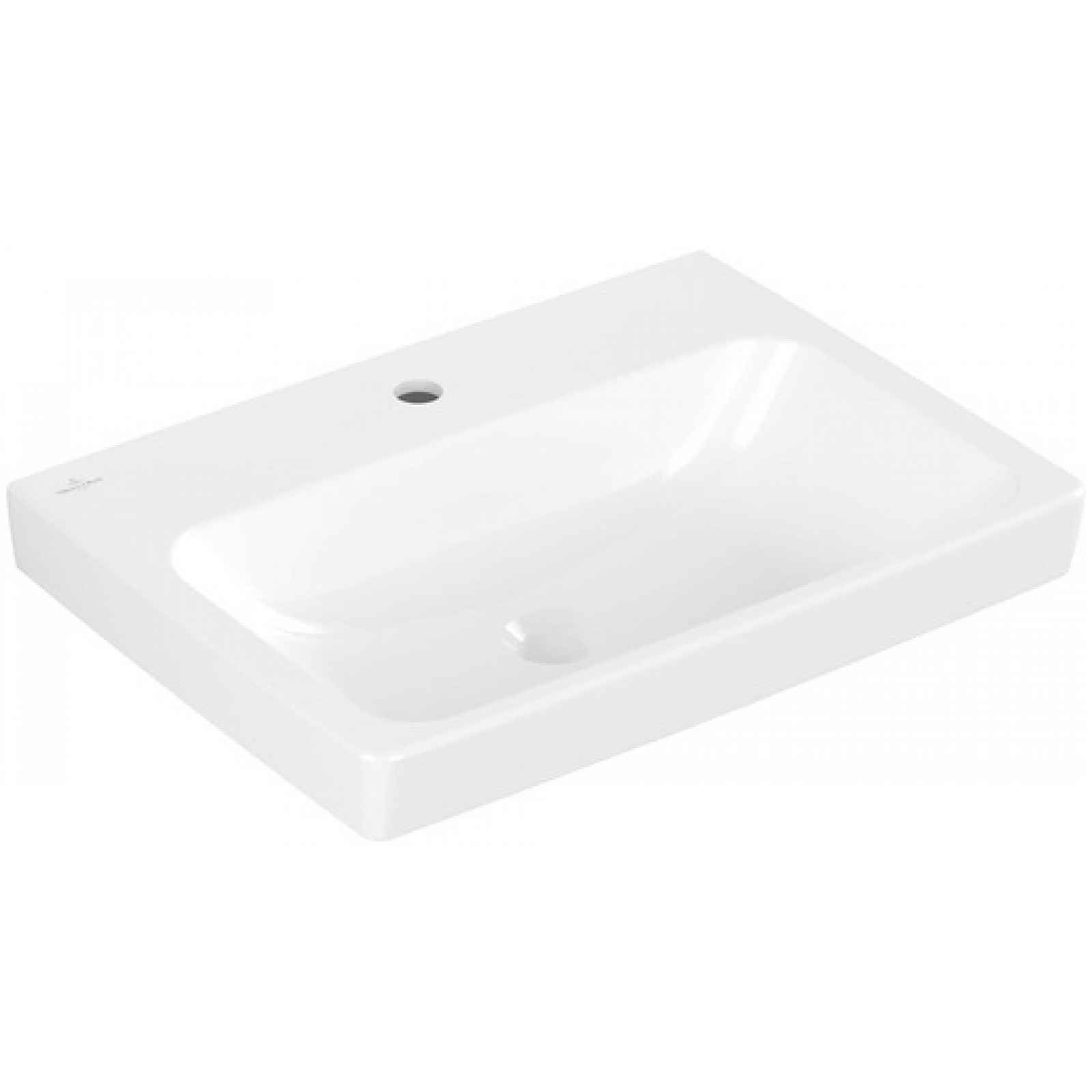Villeroy & Boch Architectura - Umyvadlo 60x45 cm, bez přepadu, otvor pro baterii, alpská bílá 4A876101