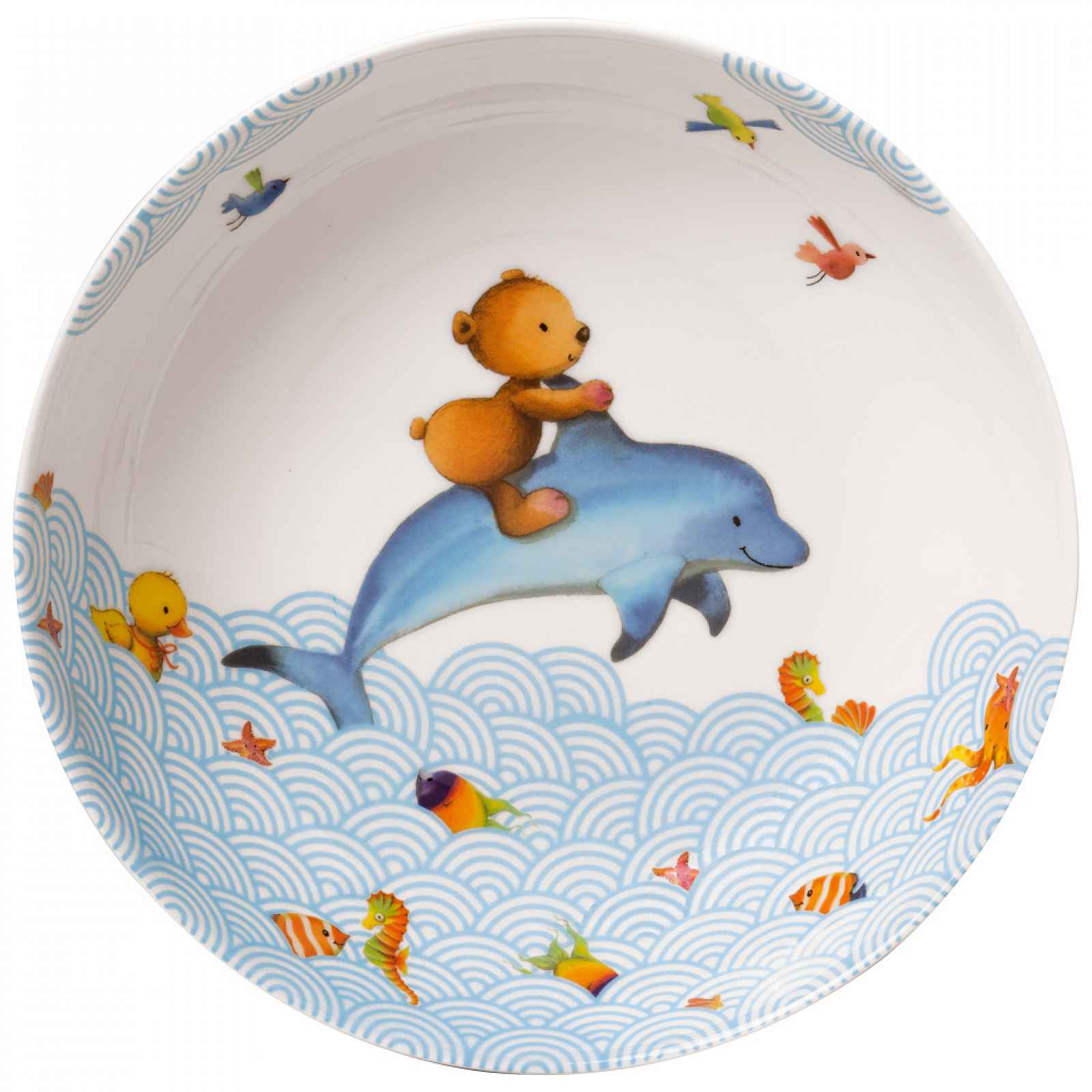 Villeroy & Boch Happy as a Bear dětský hluboký talíř, 19,5 cm
