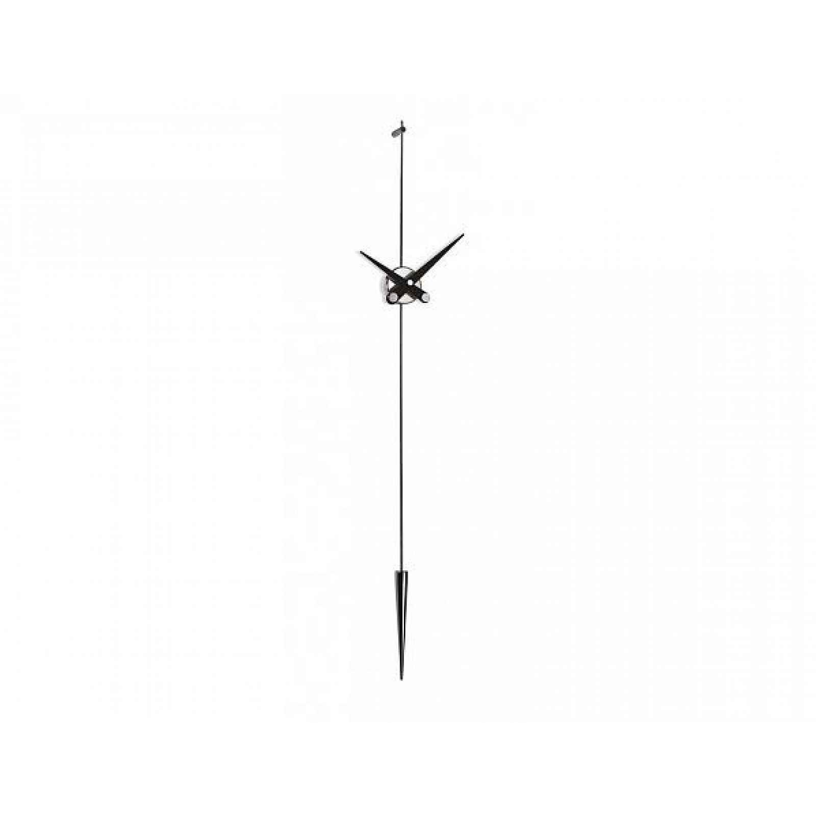 Designové nástěnné hodiny Nomon Punto y coma I black 113cm