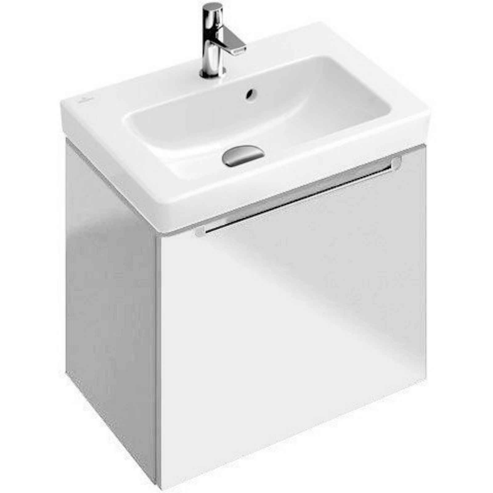 Skříňka pod umývátko Villeroy & Boch Subway 2.0 48,5 cm, bílá lesklá A68510DH