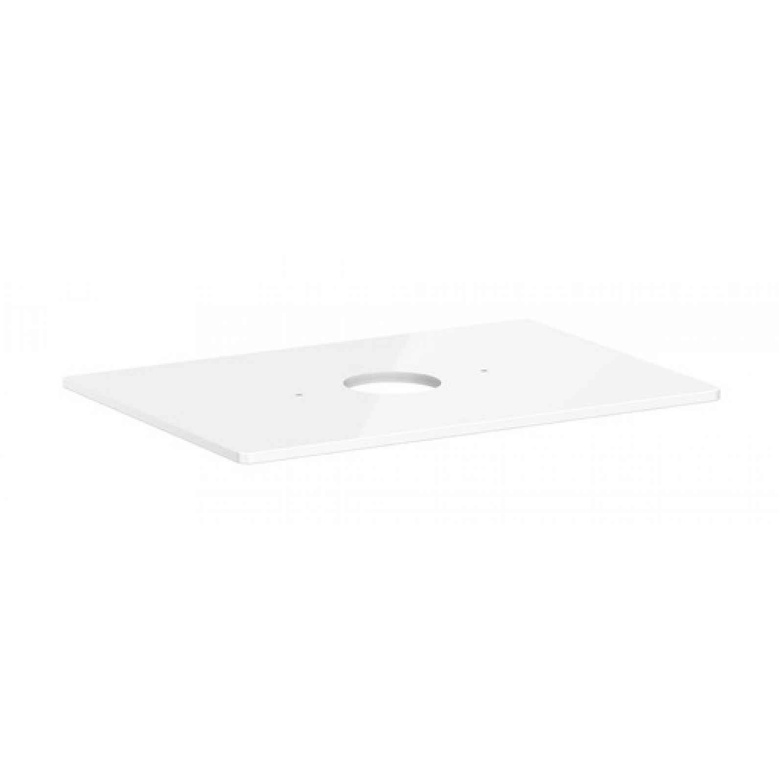 Deska pod umyvadlo Hansgrohe Xelu Q 78x1,6x55 cm bílá lesklá 54113050