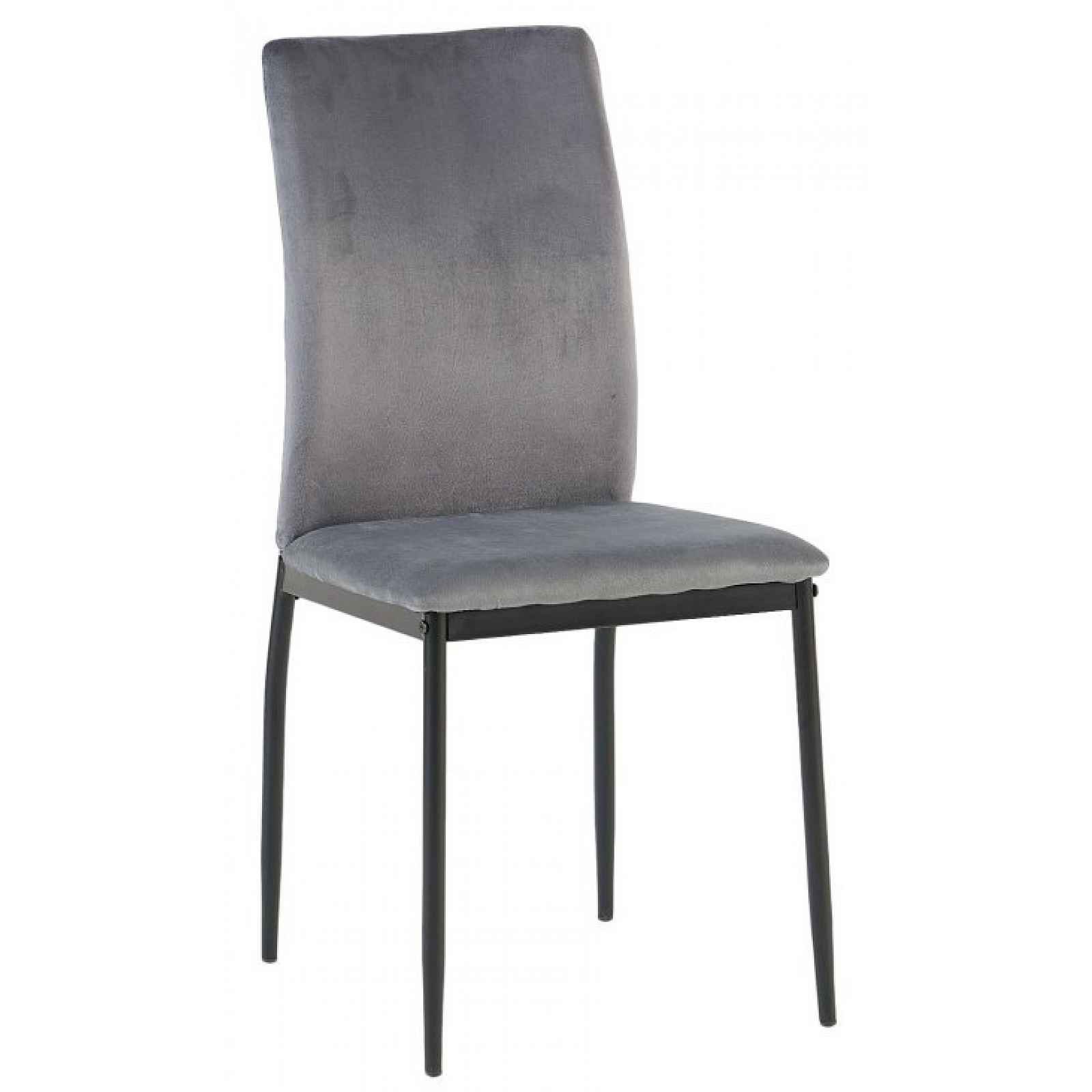 Jídelní židle Mette, středně šedá látka