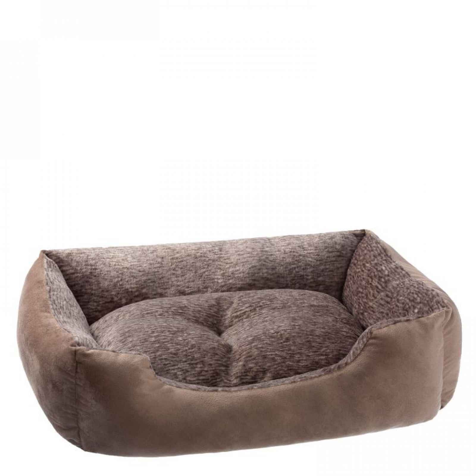 Petstuff Pelíšek pro psa, velikost XL, 90 x 65 x 22cm, hnědý