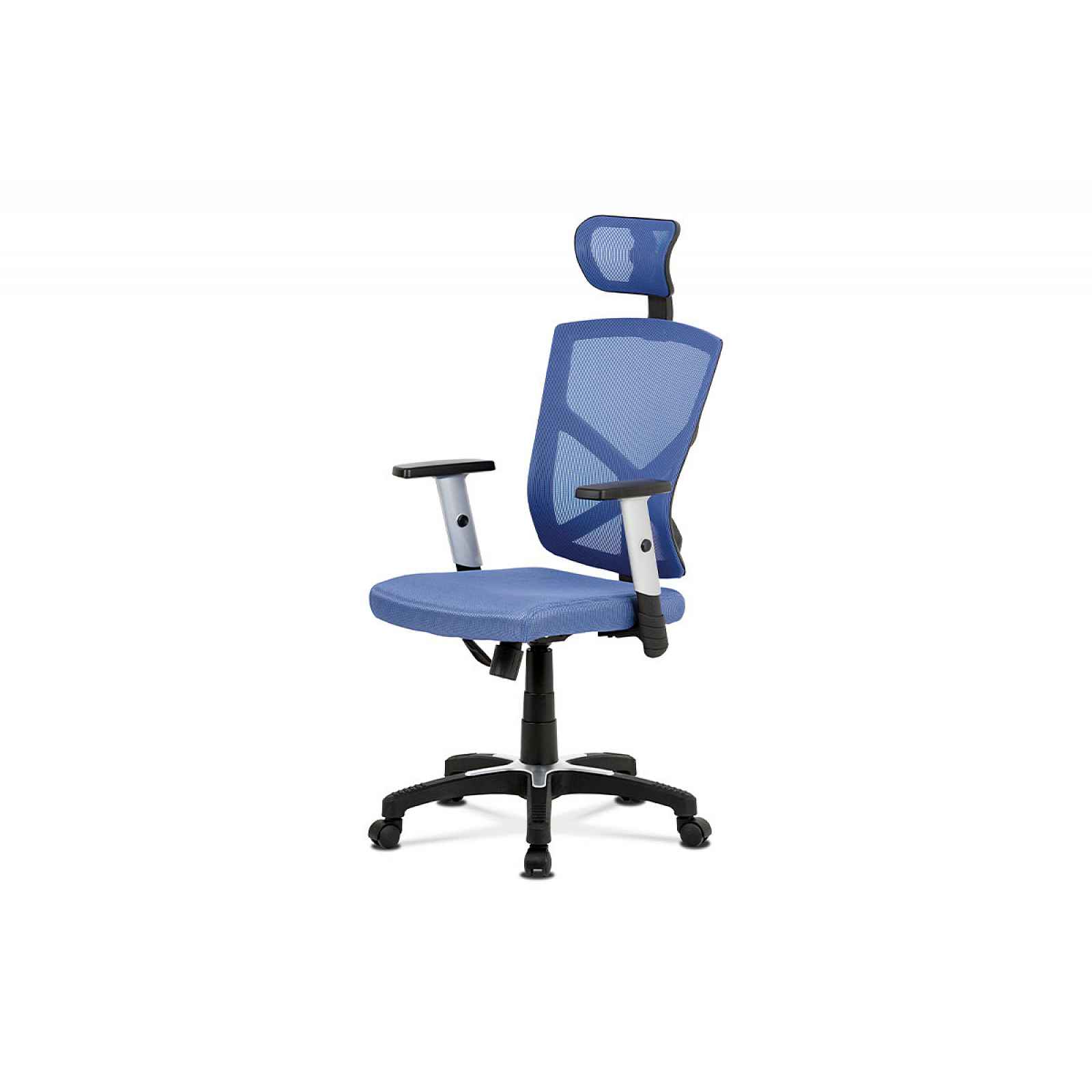 Kancelářská židle BLUE, modrá - 59 x 61 x 113-122 cm