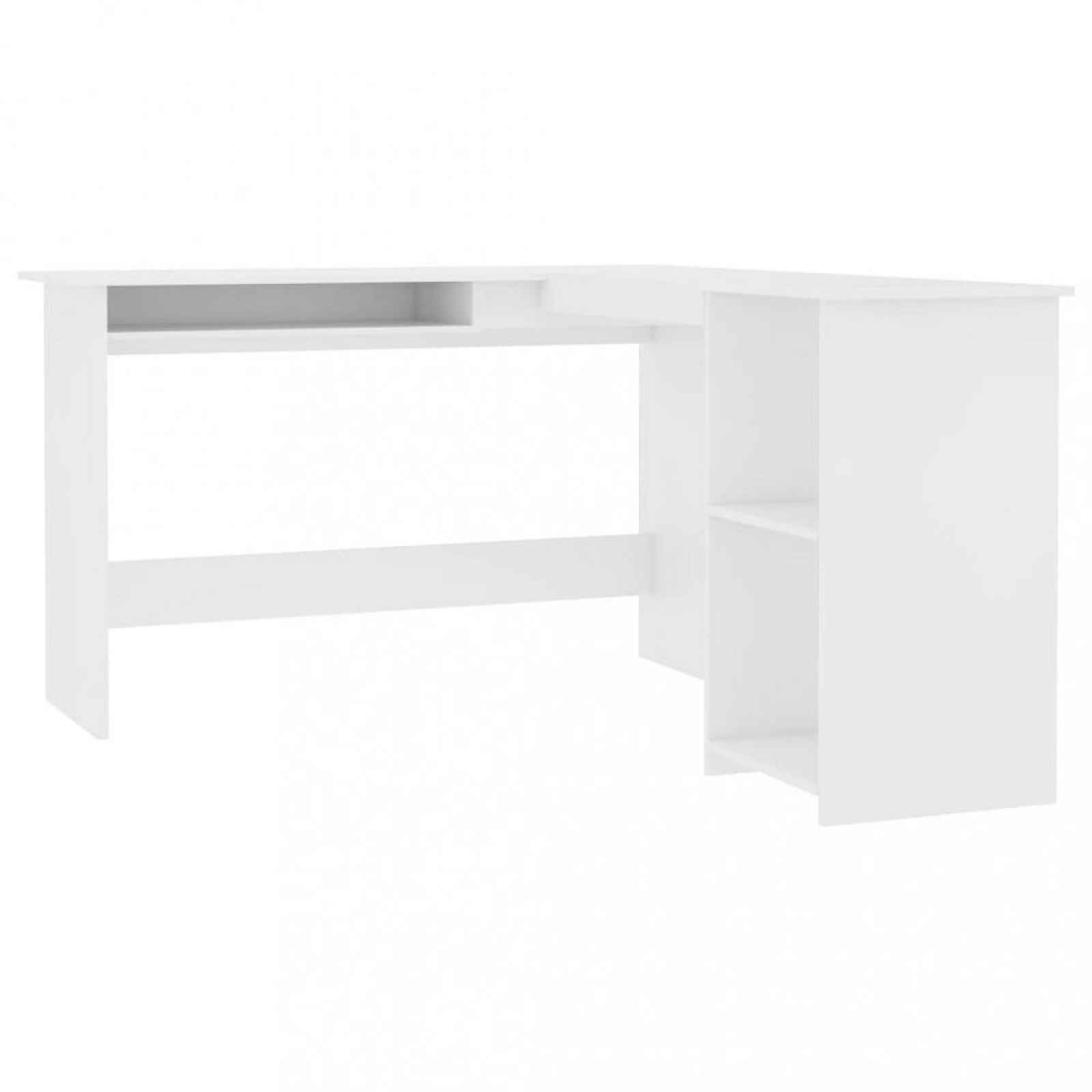 Rohový psací stůl 120x140 cm Bílá