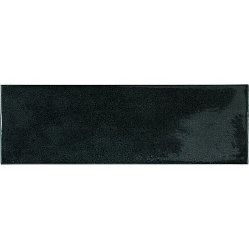 Obklad Equipe VILLAGE black 6,5x20 cm lesk VILLAGE25641
