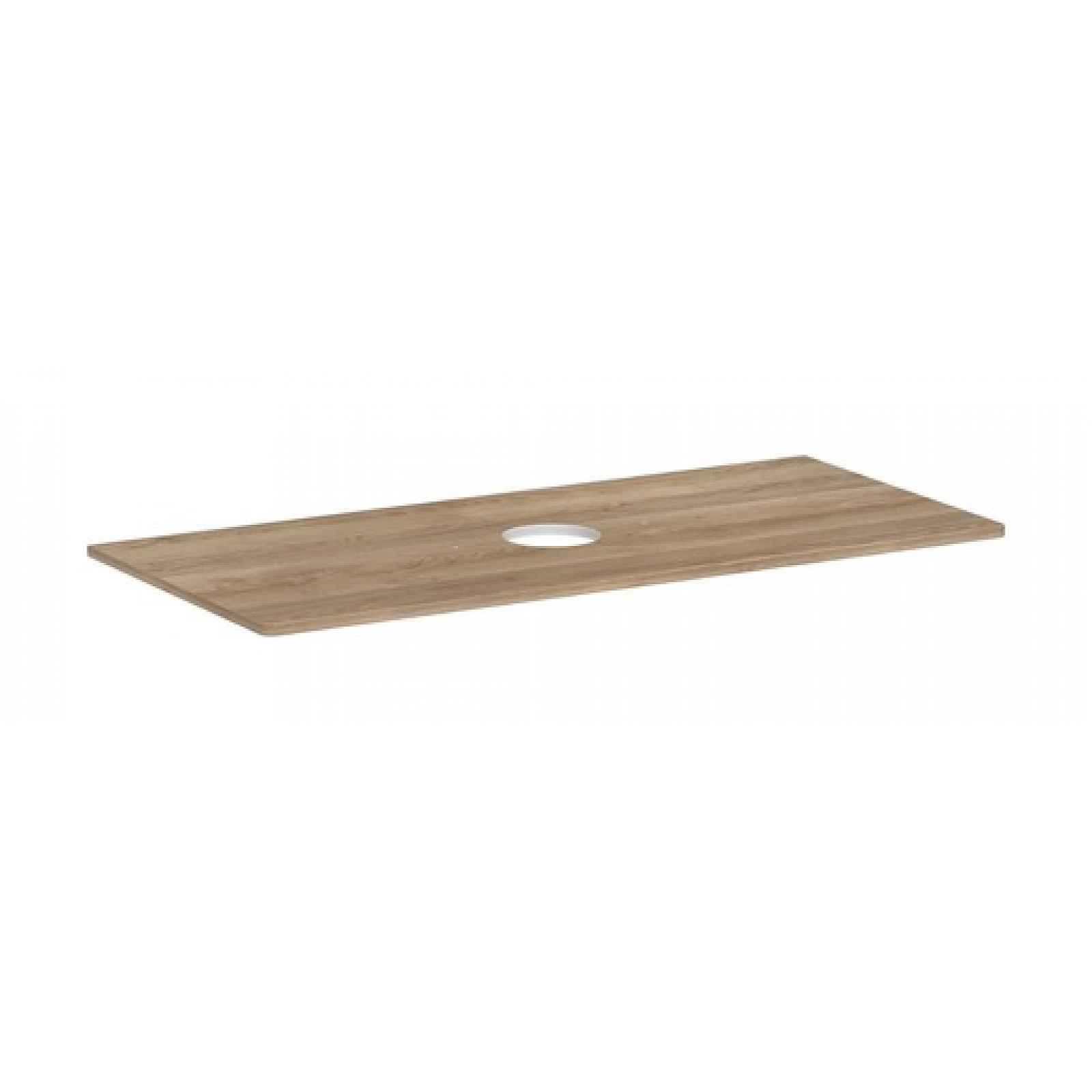 Deska pod umyvadlo Hansgrohe Xelu Q 118x1,6x55 cm přírodní dub 54115230