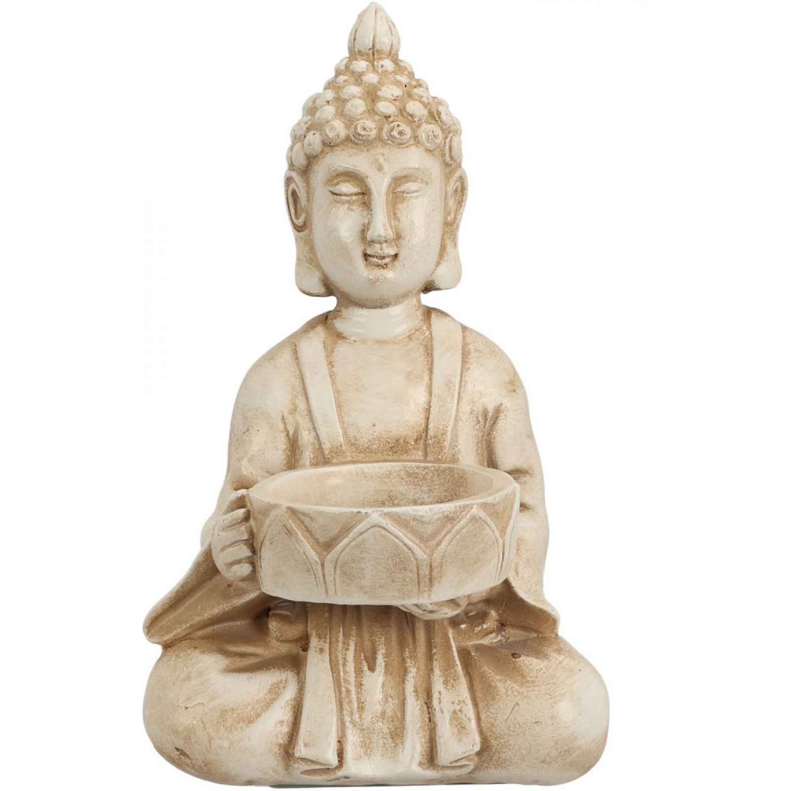 Dekorační soška/svícen Buddha, 14 cm